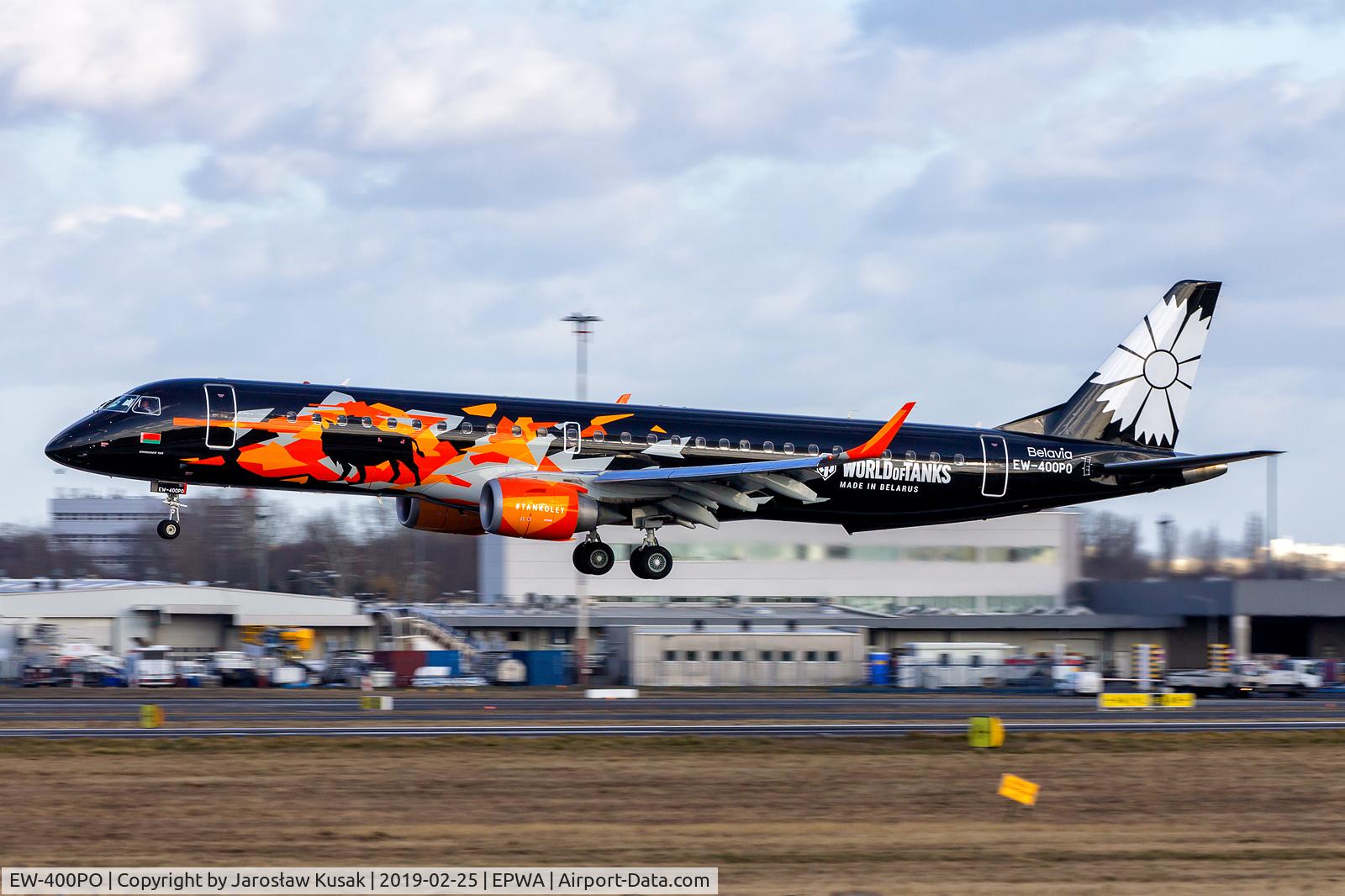 EW-400PO, 2014 Embraer 195LR (ERJ-190-200LR) C/N 19000668, Embraer ERJ-195LR EW-400PO Belavia 