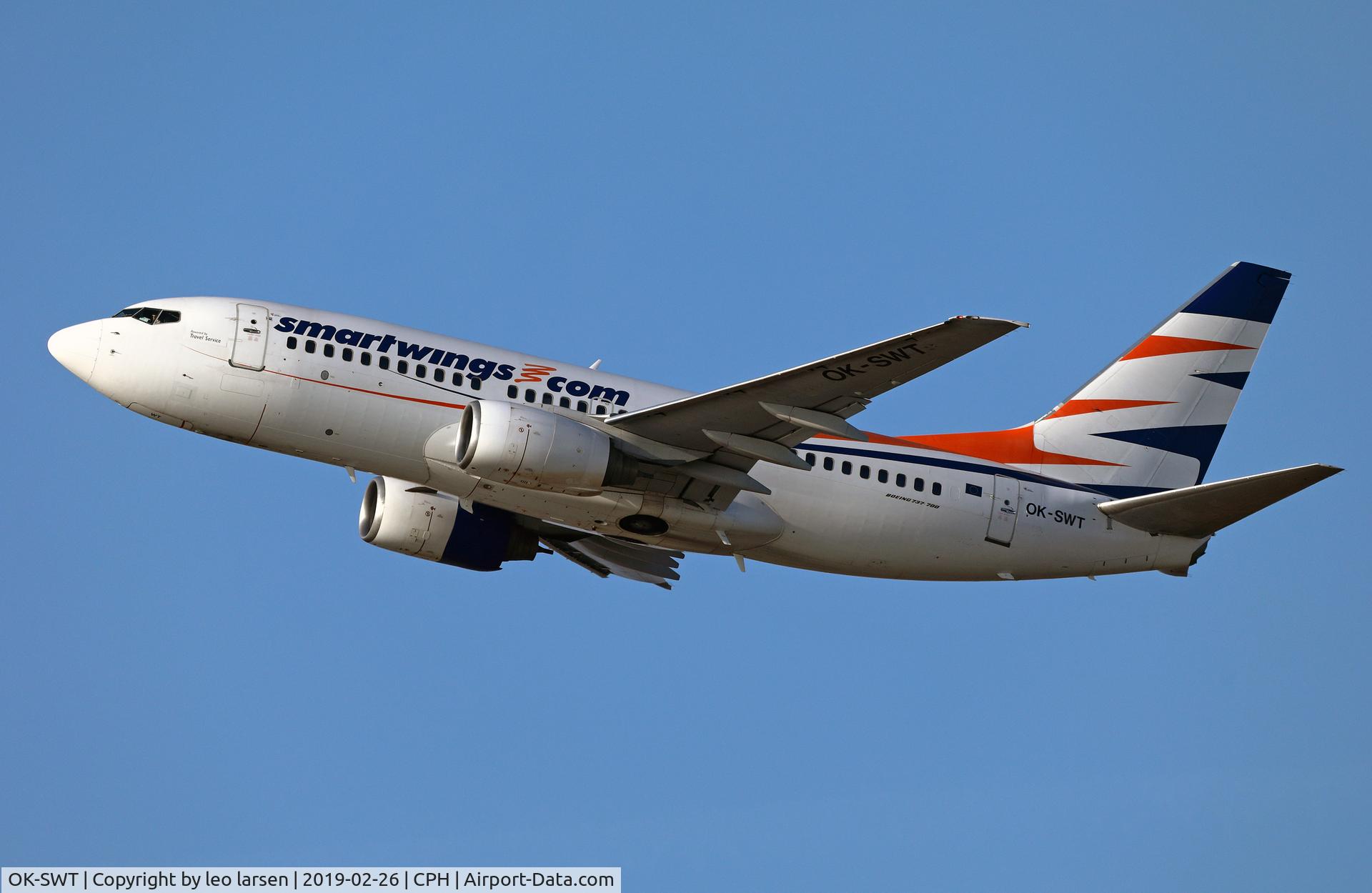 OK-SWT, 2003 Boeing 737-7Q8 C/N 29346, Copenhagen 26.2.2019