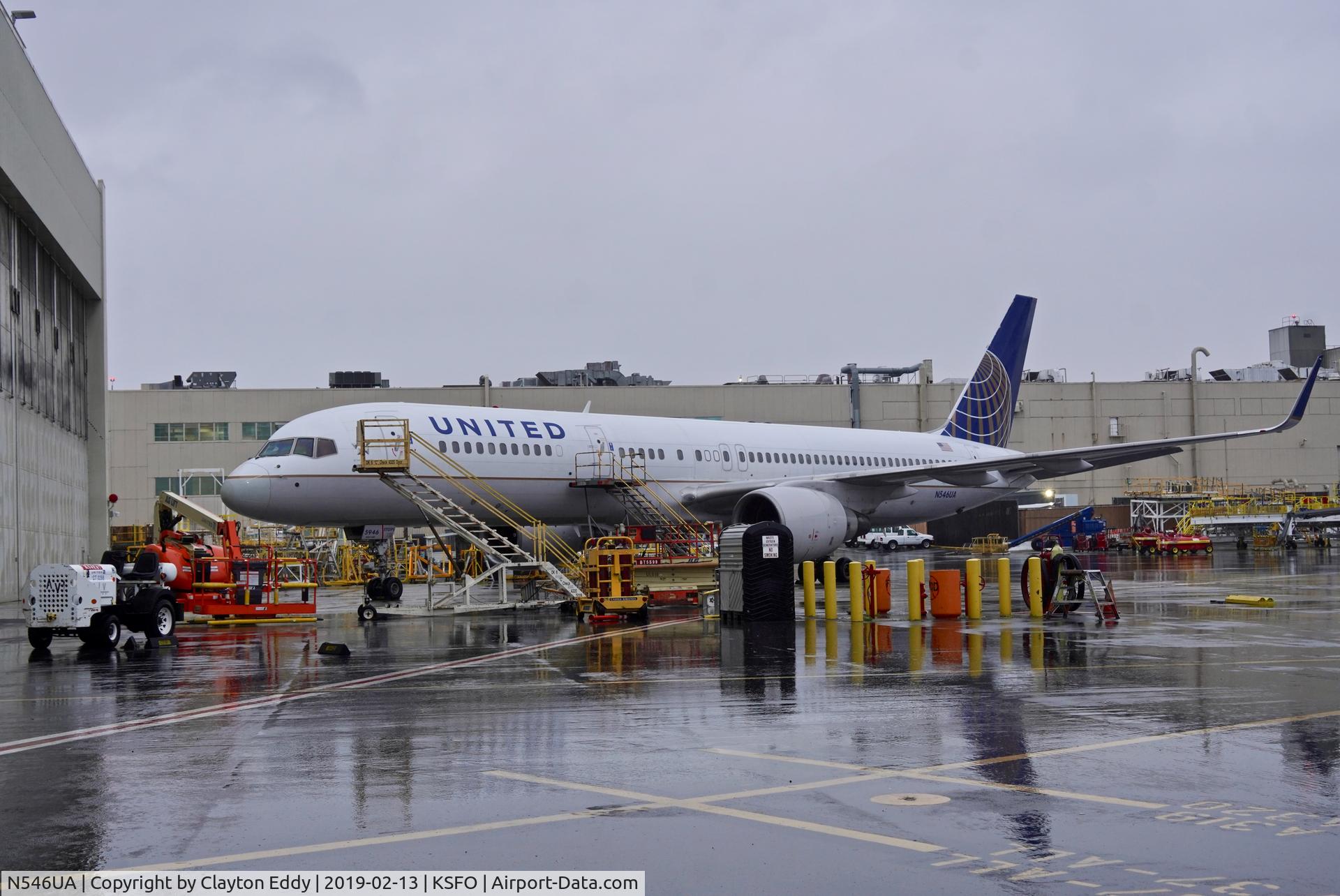 N546UA, 1991 Boeing 757-222 C/N 25367, SFO 2019.