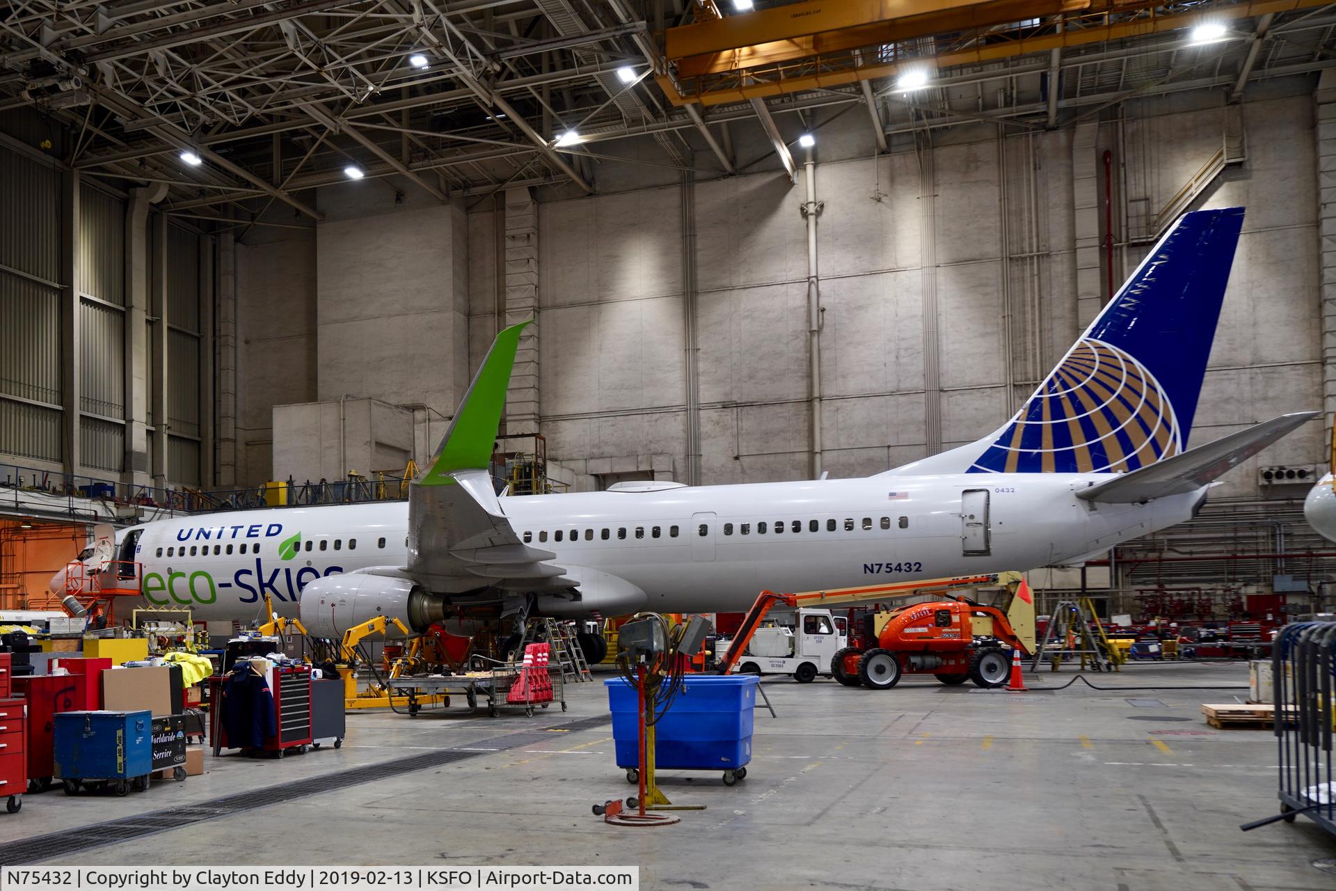 N75432, 2009 Boeing 737-924/ER C/N 32835, SFO 2019.