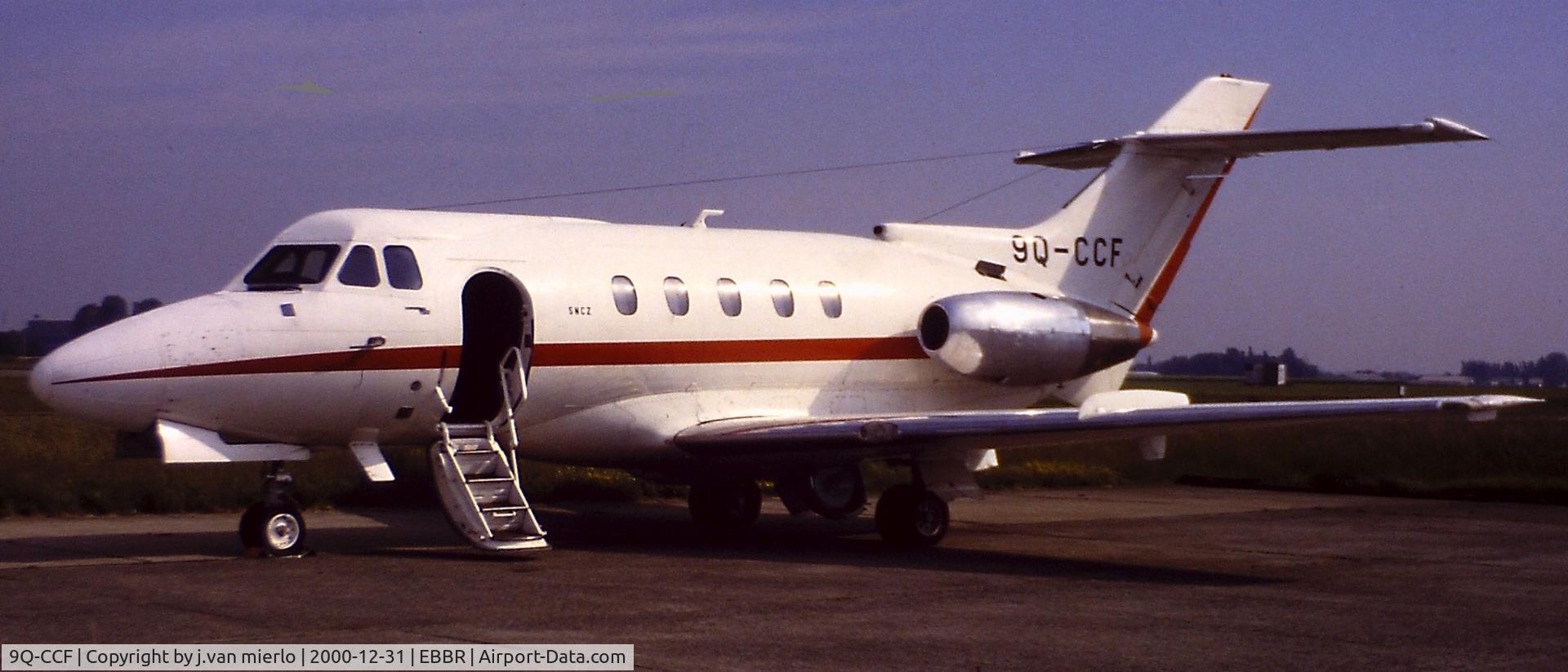 9Q-CCF, 1971 Hawker Siddeley HS.125 Series 403B C/N 25247, Brussels G.A.T '80s