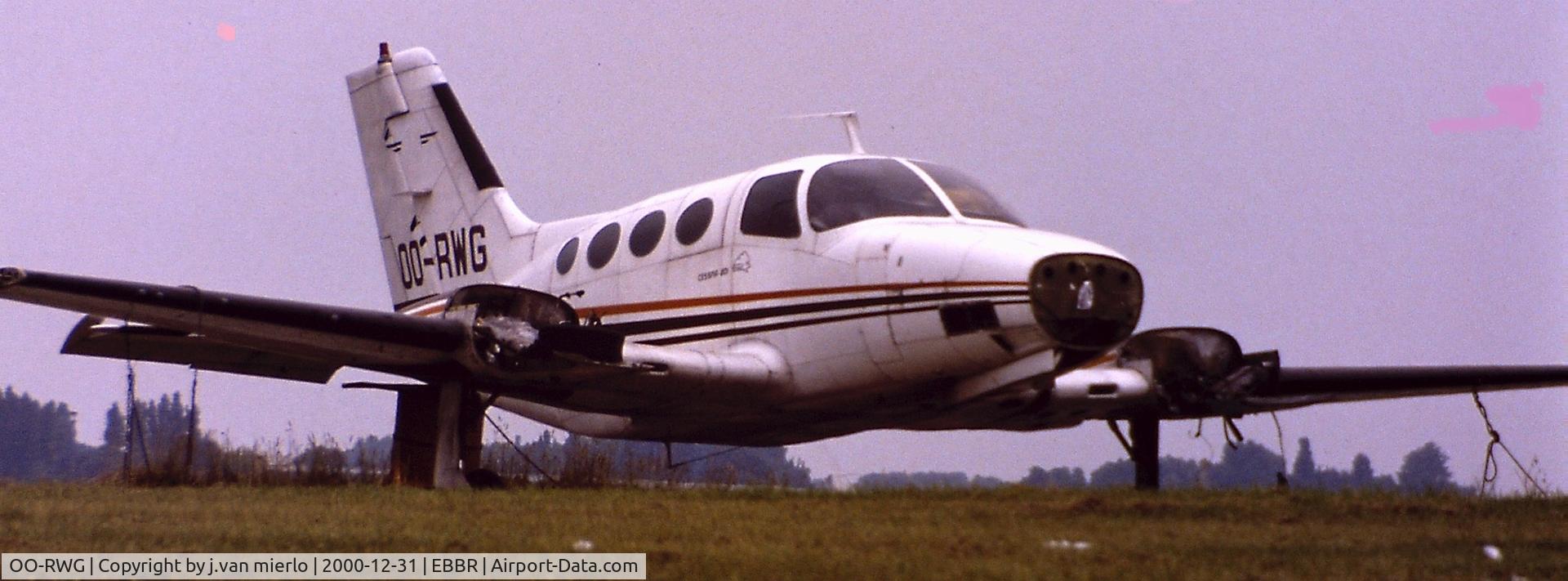 OO-RWG, 1968 Cessna 401 C/N 401-0204, Stored at ABELAG's Brussels
