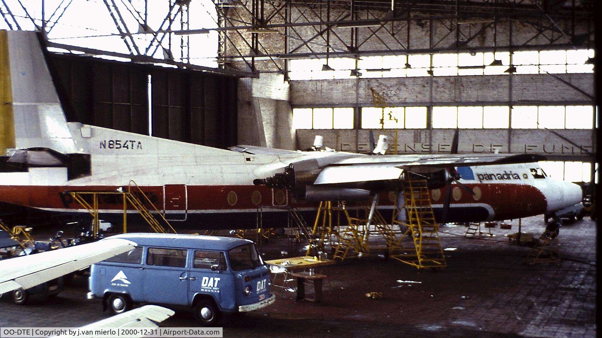 OO-DTE, 1967 Fairchild Hiller FH-227B C/N 534, N854TA TO BECOME OO-DTE