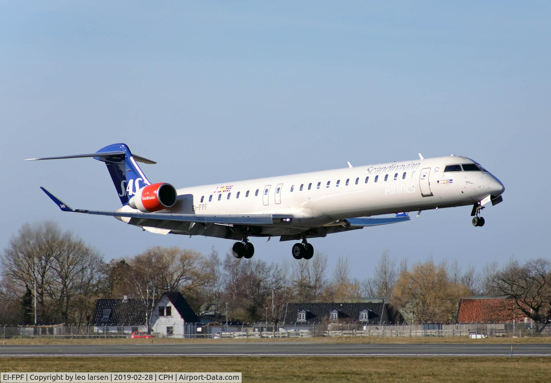 EI-FPF, 2016 Bombardier CRJ-900LR (CL-600-2D24) C/N 15403, Copenhagen 28.2.2019 L/D R-04L