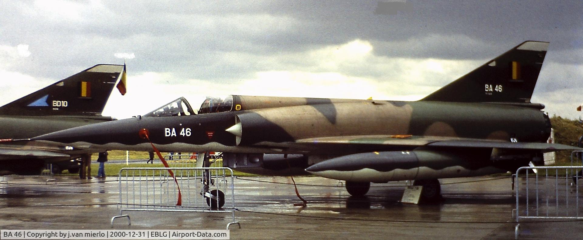 BA 46, SABCA Mirage 5BA C/N 46, Bierset AB Open Day '70s