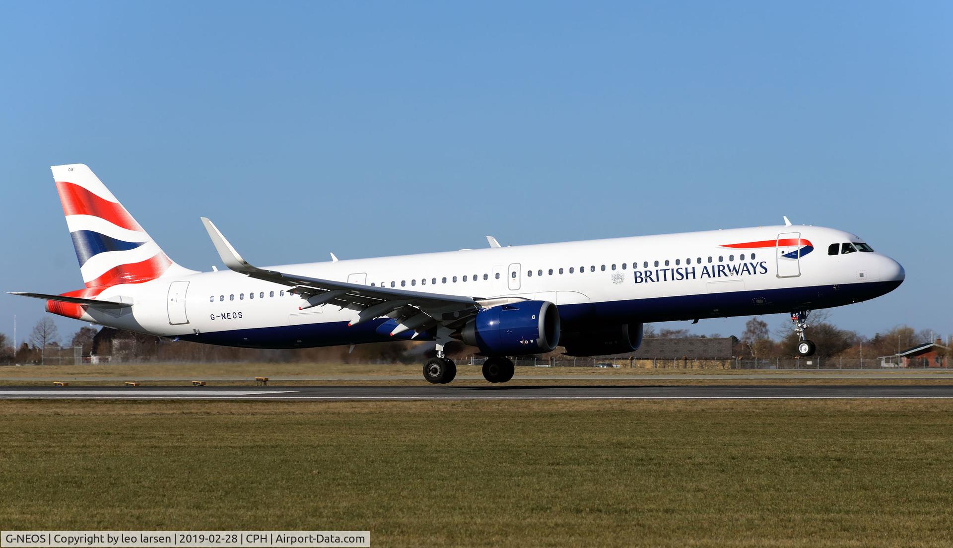 G-NEOS, 2018 Airbus A321-251NX C/N 8637, Copenhagen 28.2.2019 L/D R-04L
