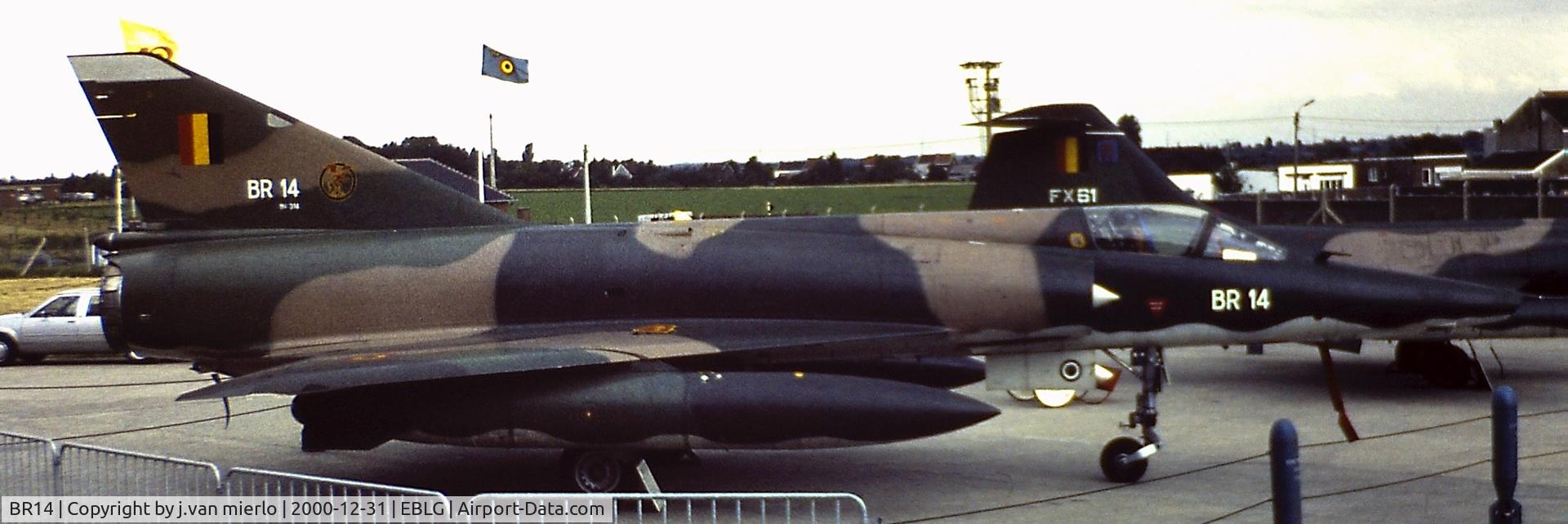 BR14, SABCA Mirage 5BR C/N 314, Bierset AB, Belgium Open Door '70s