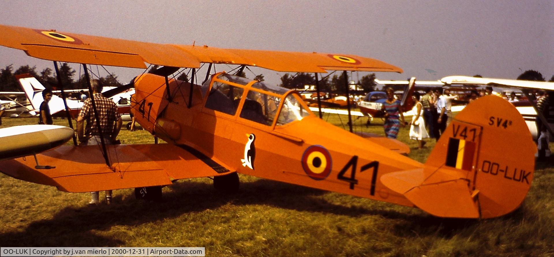 OO-LUK, Stampe-Vertongen SV-4B C/N 1183, Belgian airshow '70s