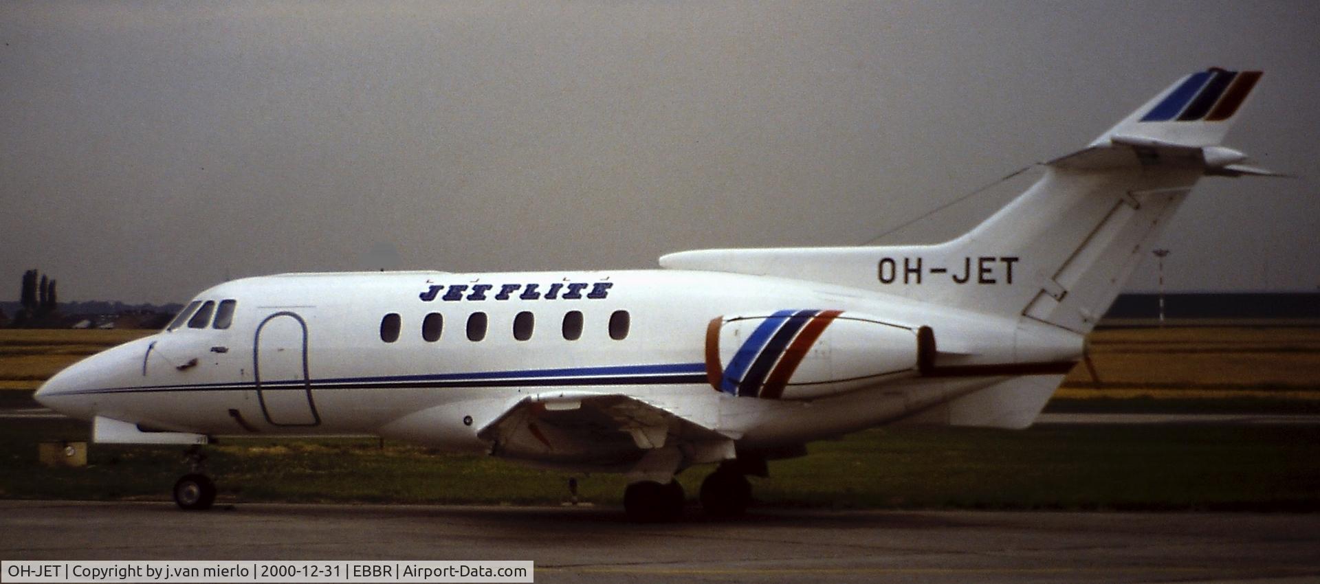 OH-JET, 1981 British Aerospace HS.125 Series 700B C/N 257136, Brussels, G.A.T.