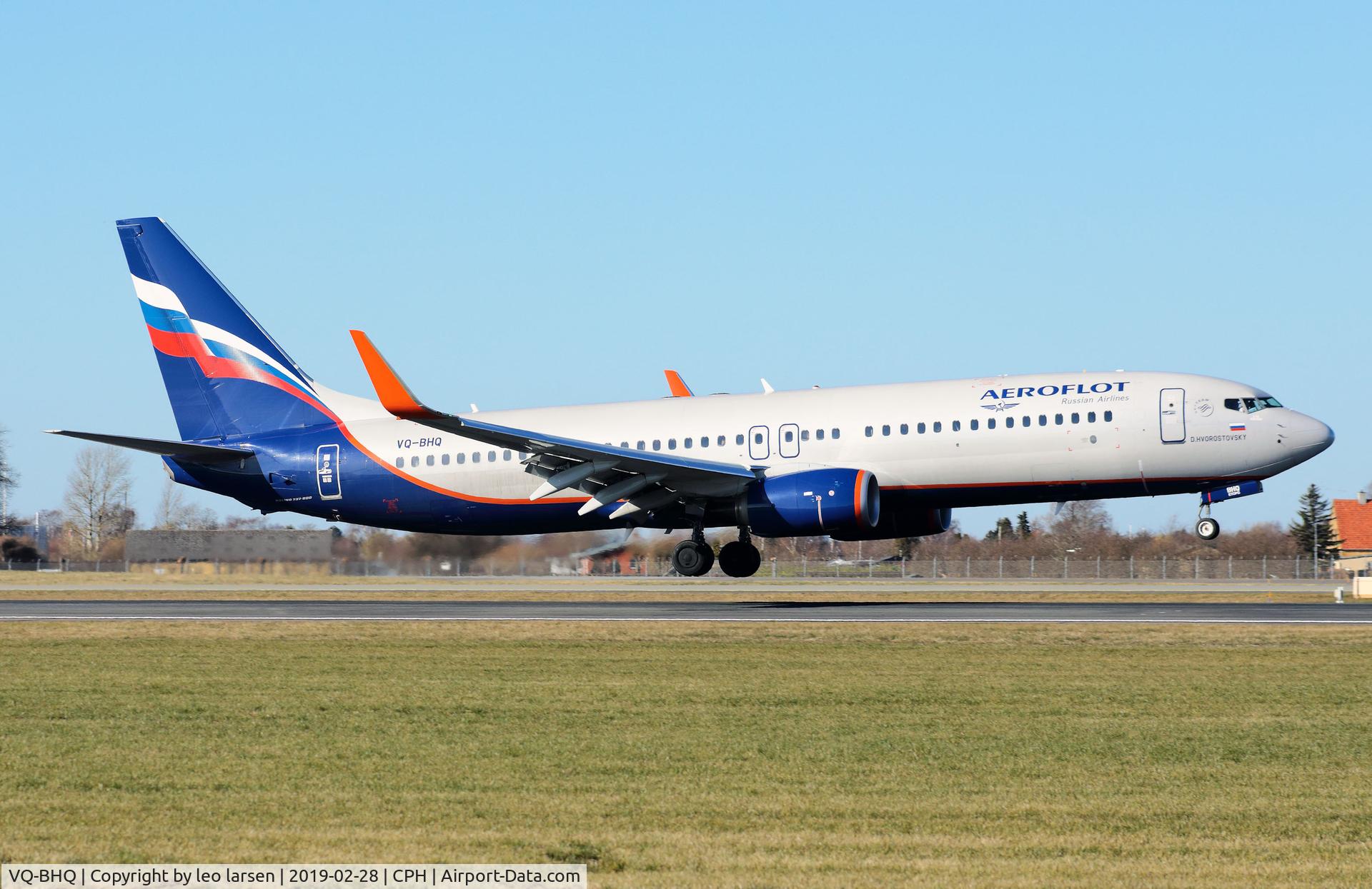 VQ-BHQ, 2018 Boeing 737-8LJ C/N 41226, Copenhagen 28.2.2019