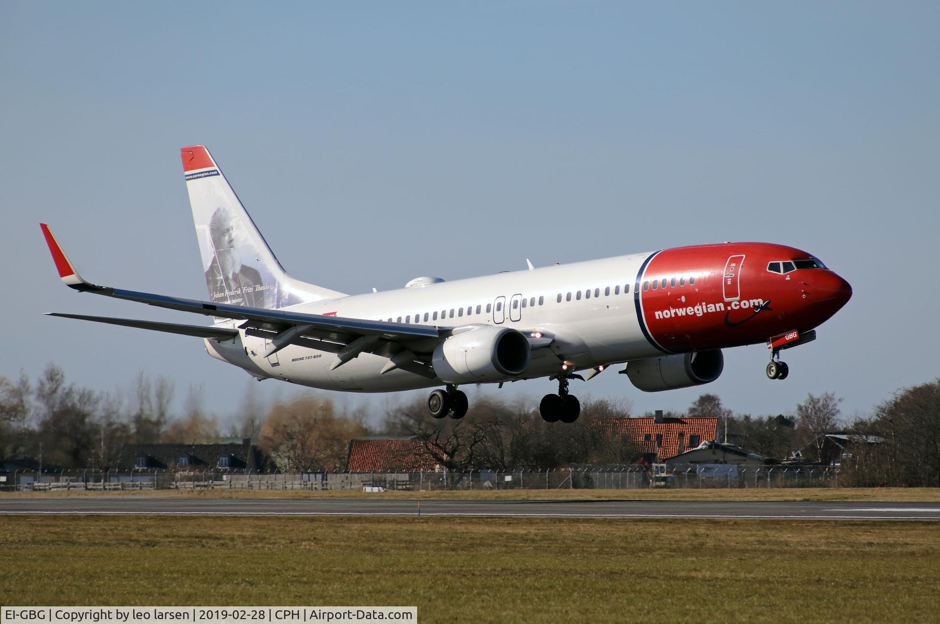 EI-GBG, 2013 Boeing 737-8JP C/N 39023, Copenhagen 28.2.2019 L/D R-04L
