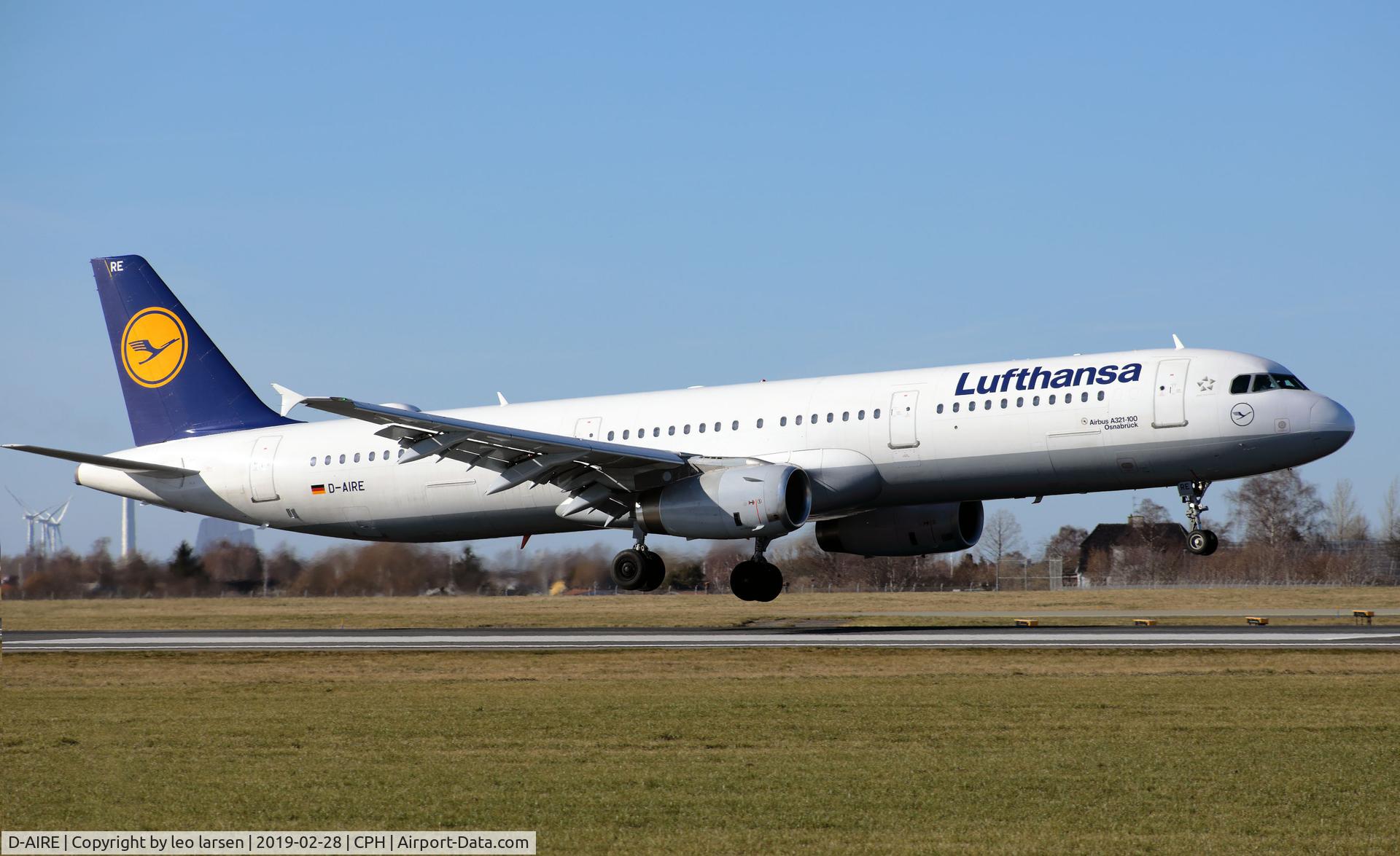 D-AIRE, 1994 Airbus A321-131 C/N 0484, Copenhagen 28.2.2019 L/D 04L