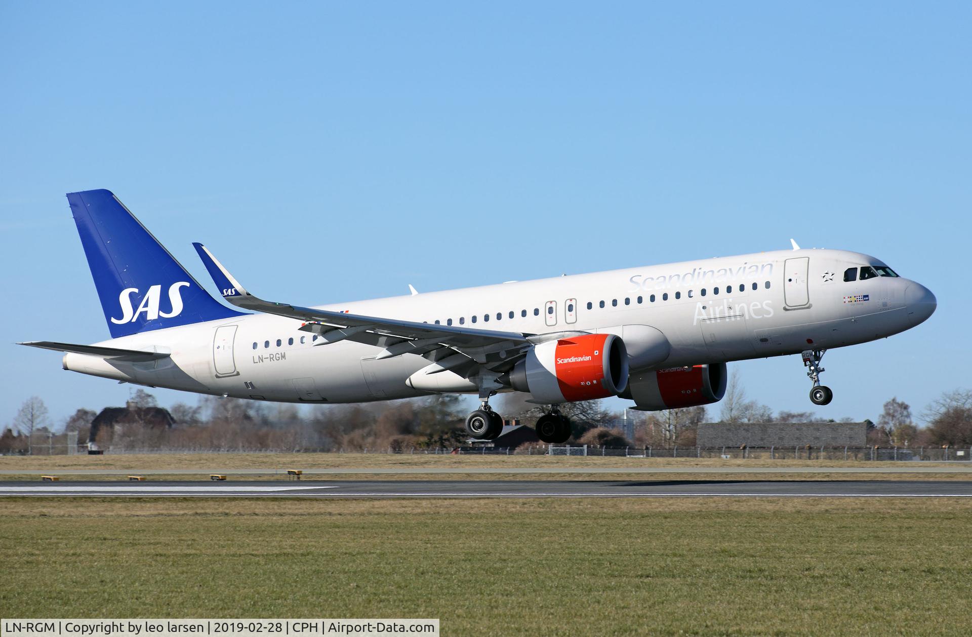 LN-RGM, 2016 Airbus A320-251N C/N 7277, Copenhagen 28.22019 L/D R-04L