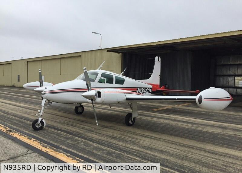N935RD, 1957 Cessna 310B C/N 35608, 2018 fs