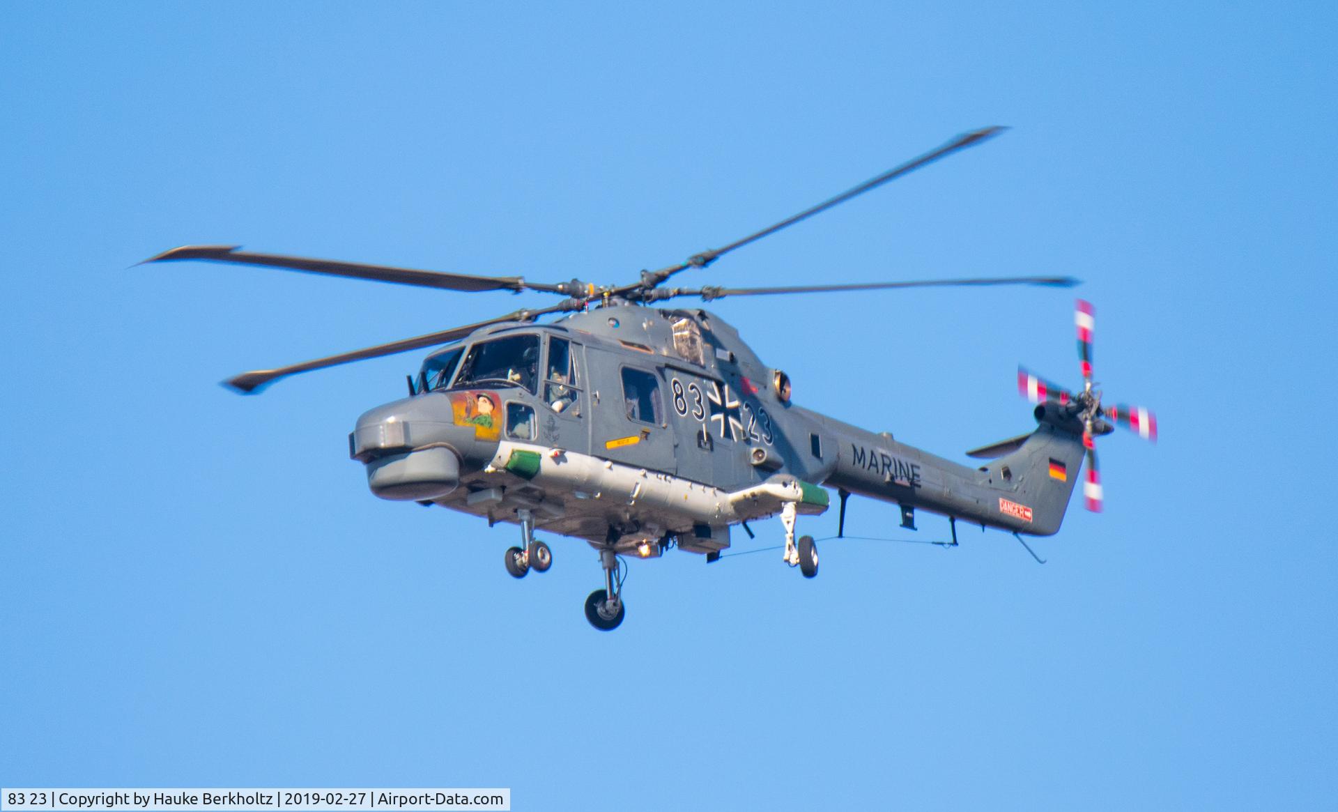 83 23, Westland Super Lynx Mk.88A C/N 392, Lynx over Schleswig