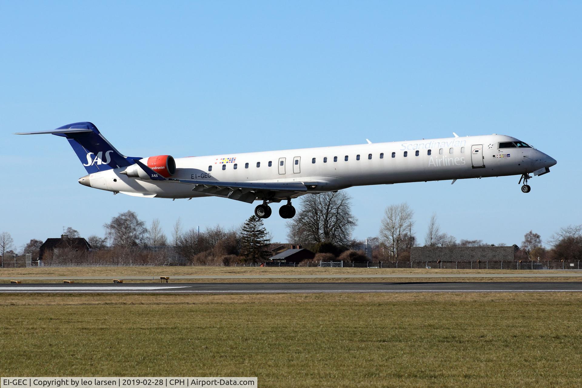 EI-GEC, 2009 Bombardier CRJ-900 NG (CL-600-2D24) C/N 15246, Copenhagen 28.2.2019 L/D R-04L