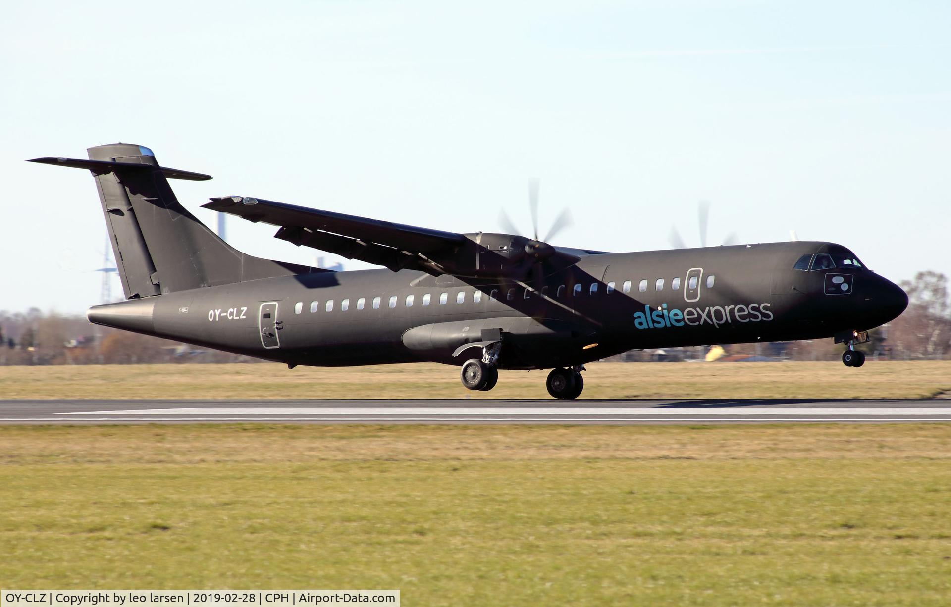 OY-CLZ, 2008 ATR 72-212A C/N 818, Copenhagen 28.2.2019 L/D R-04L
