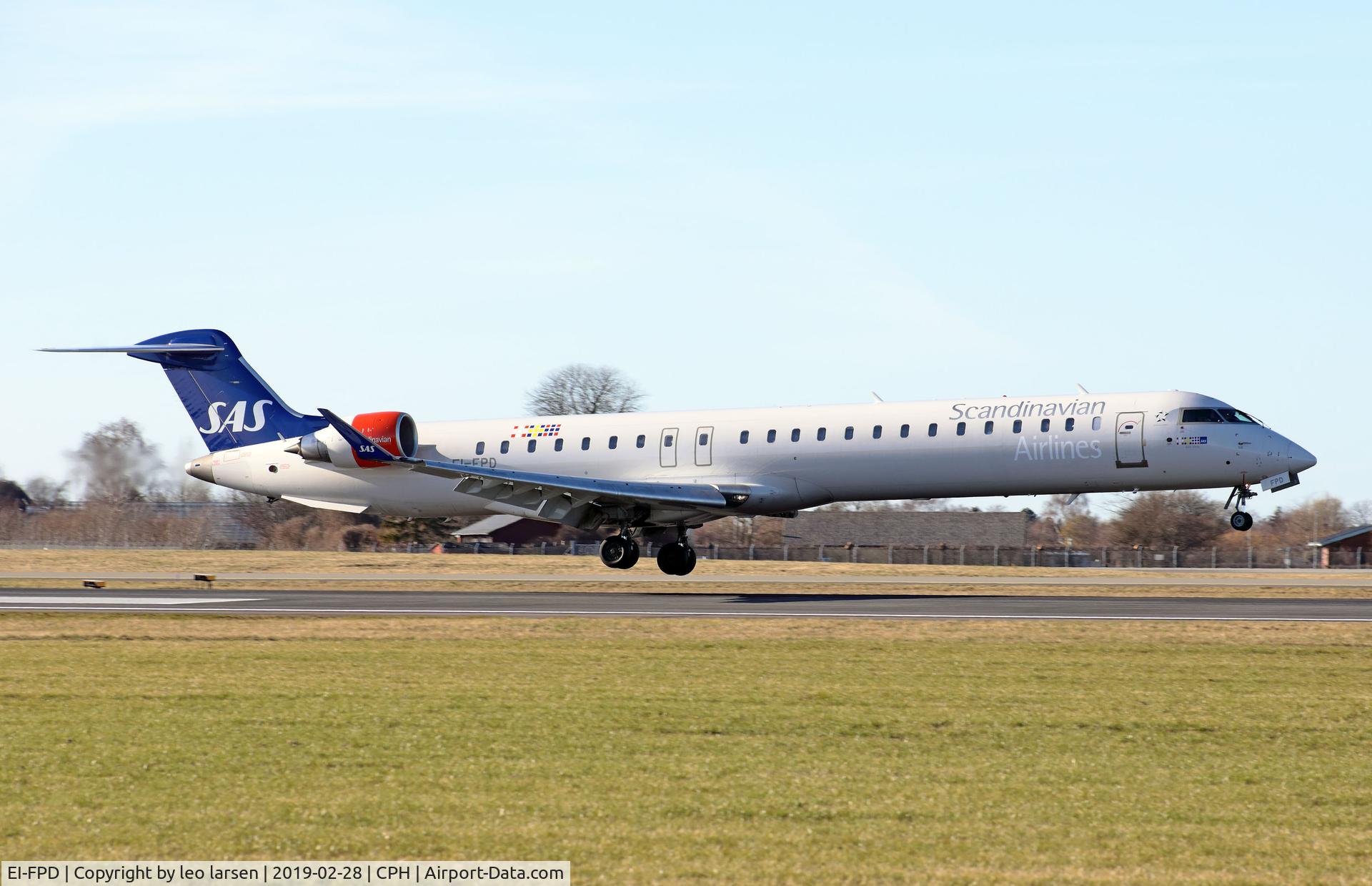 EI-FPD, 2016 Bombardier CRJ-900LR (CL-600-2D24) C/N 15401, Copenhagen 28.2.2019 L/D R-04L