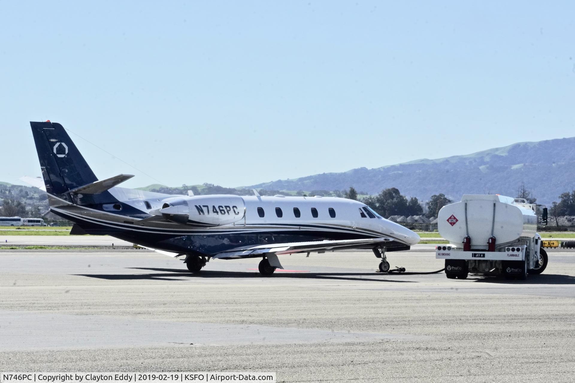 N746PC, 2015 Cessna 560XL Citation Excel C/N 560-6192, Livermore Airport California 2019.