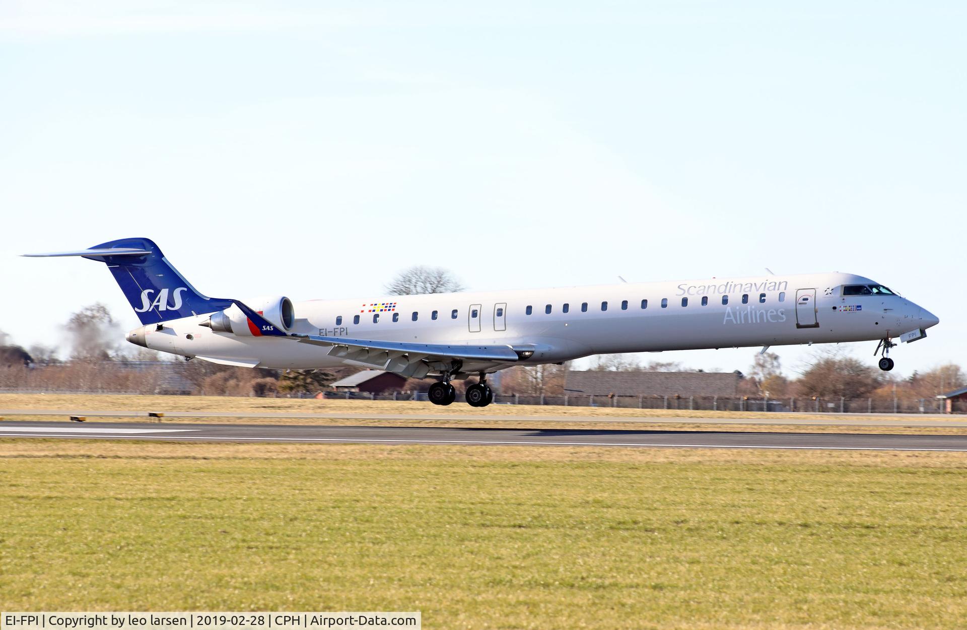 EI-FPI, 2016 Bombardier CRJ-900LR (CL-600-2D24) C/N 15425, Copenhagen 28.2.2019 L/D R-04L