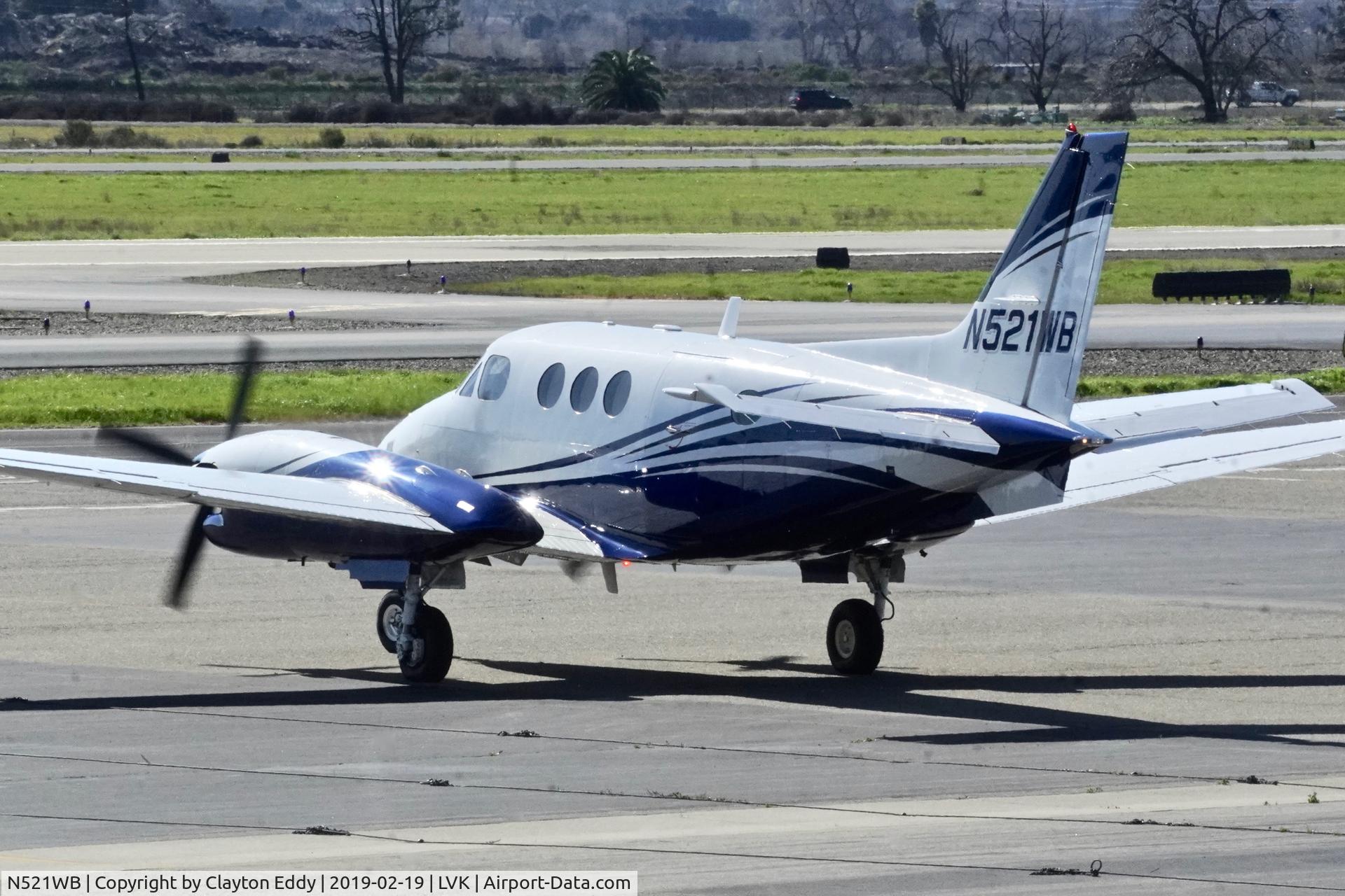 N521WB, 2007 Hawker Beechcraft C90GTI King Air C/N LJ-1847, Livermore Airport California 2019.