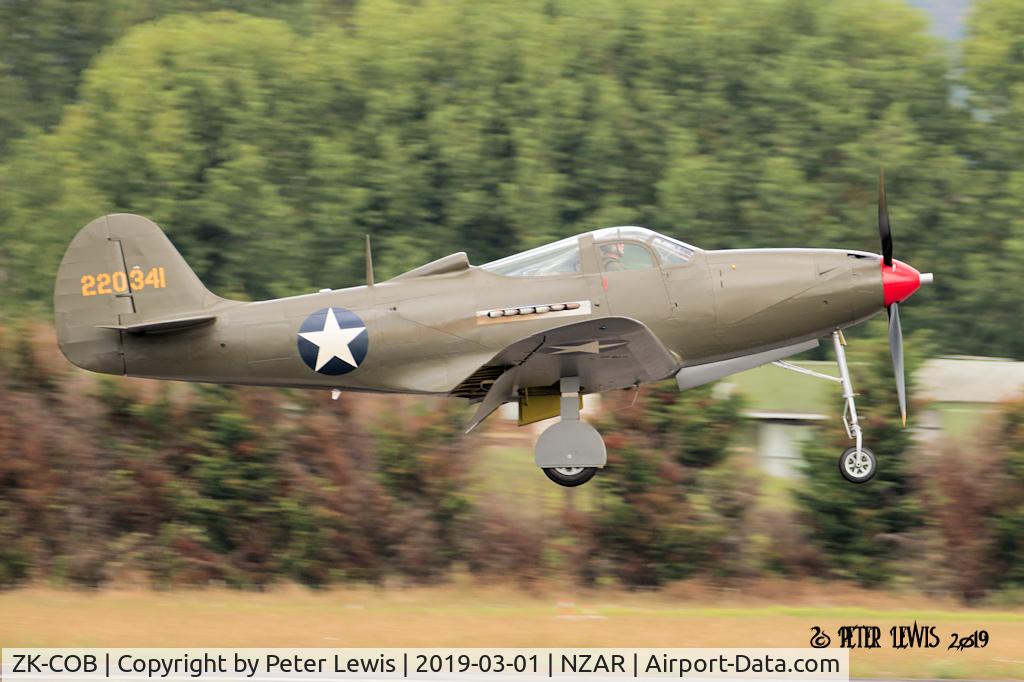 ZK-COB, 1943 Bell P-39F Airacobra C/N 15-554, Pioneer Aero Ltd