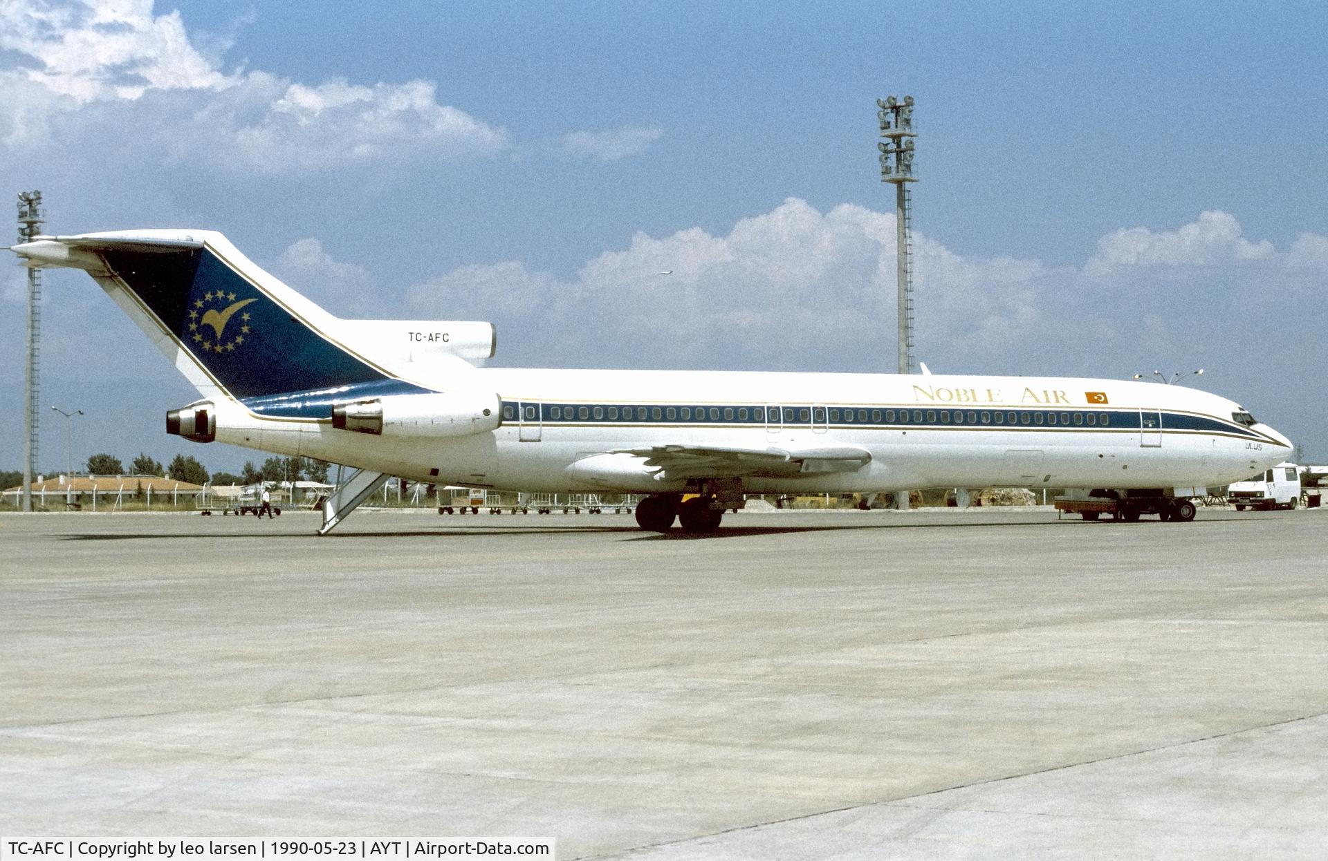 TC-AFC, 1969 Boeing 727-228 C/N 19863, Antalya 23.5.1990