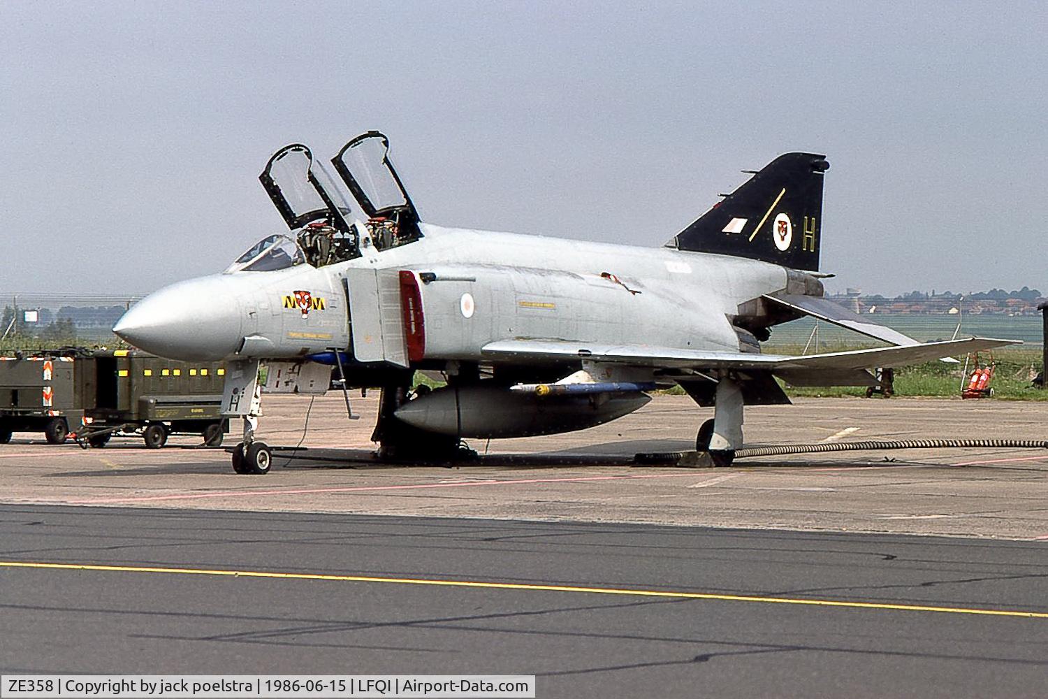 ZE358, McDonnell Douglas F-4J(UK) Phantom II C/N 2689, FZE358 At Cambrai AFB