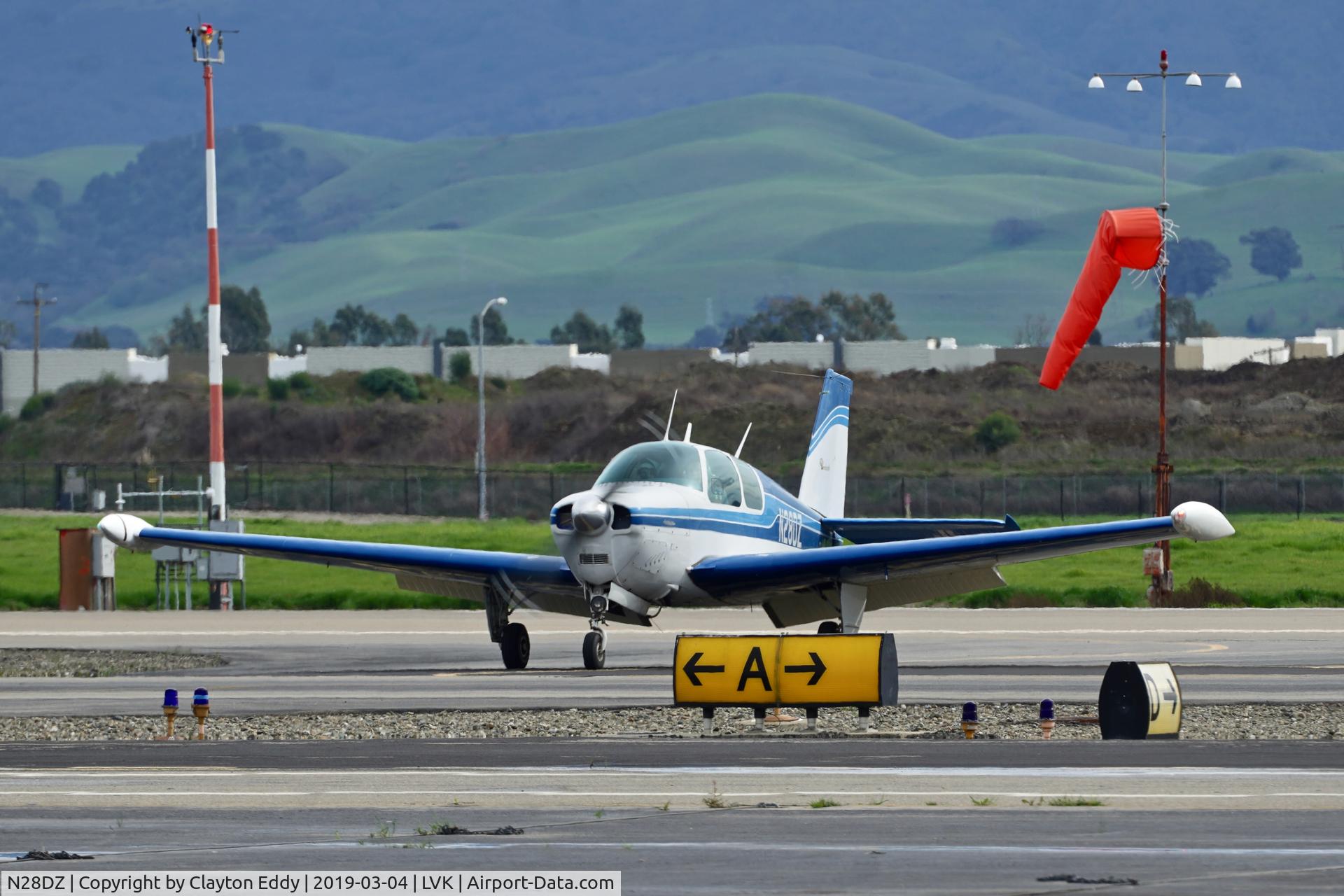 N28DZ, Beech 35-33 Debonair C/N CD 140, Livermore Airport California 2019.