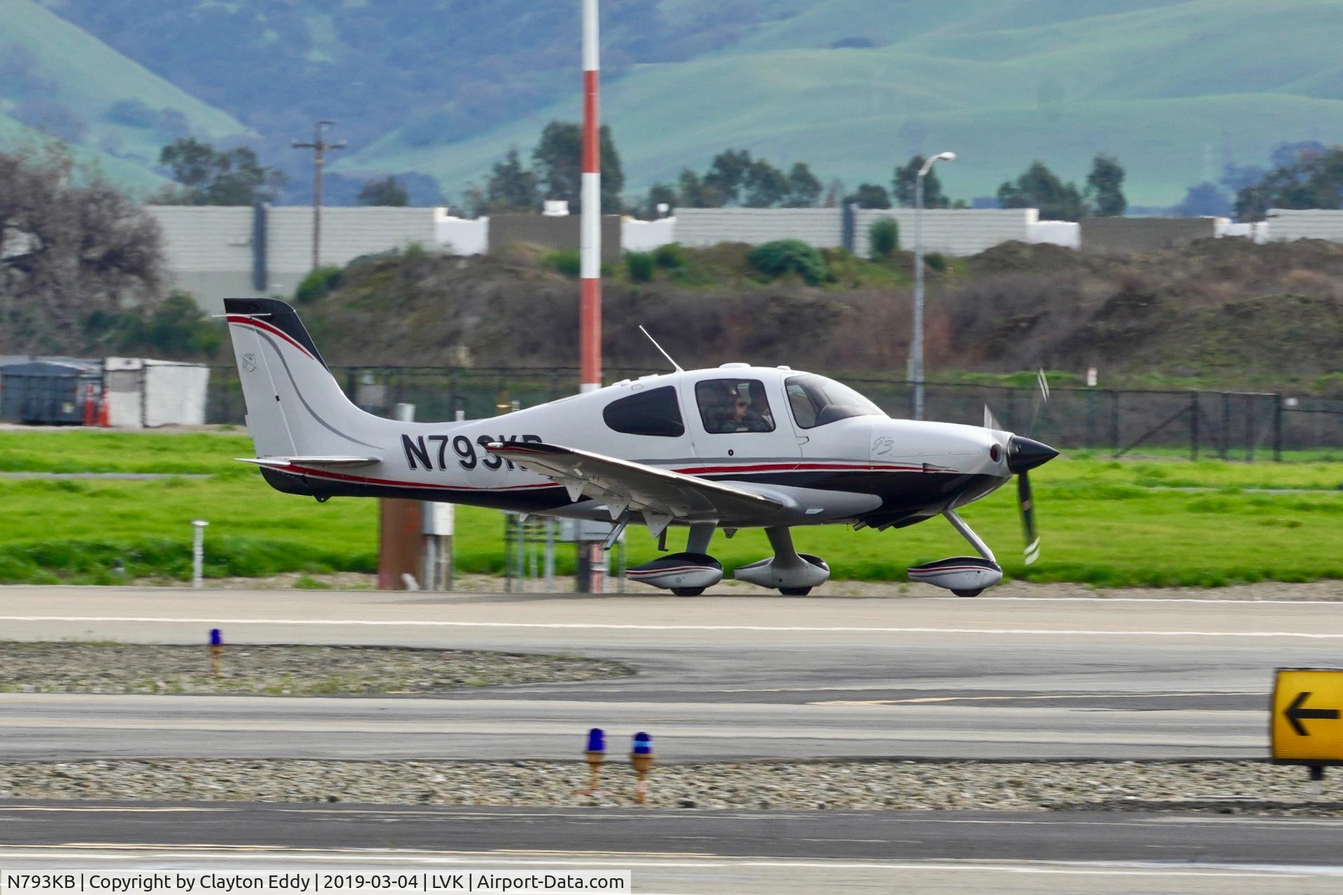 N793KB, 2007 Cirrus SR22 C/N 2749, Livermore Airport California 2019.