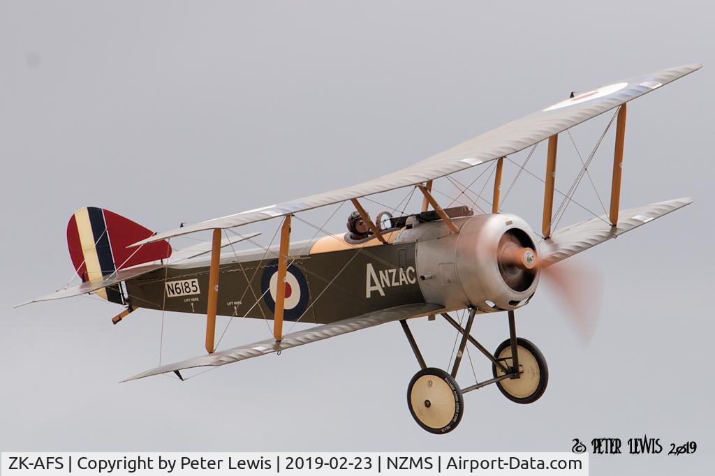 ZK-AFS, 2017 Sopwith Pup C/N 0008, Replica built by The Vintage Aviator Ltd., Masterton