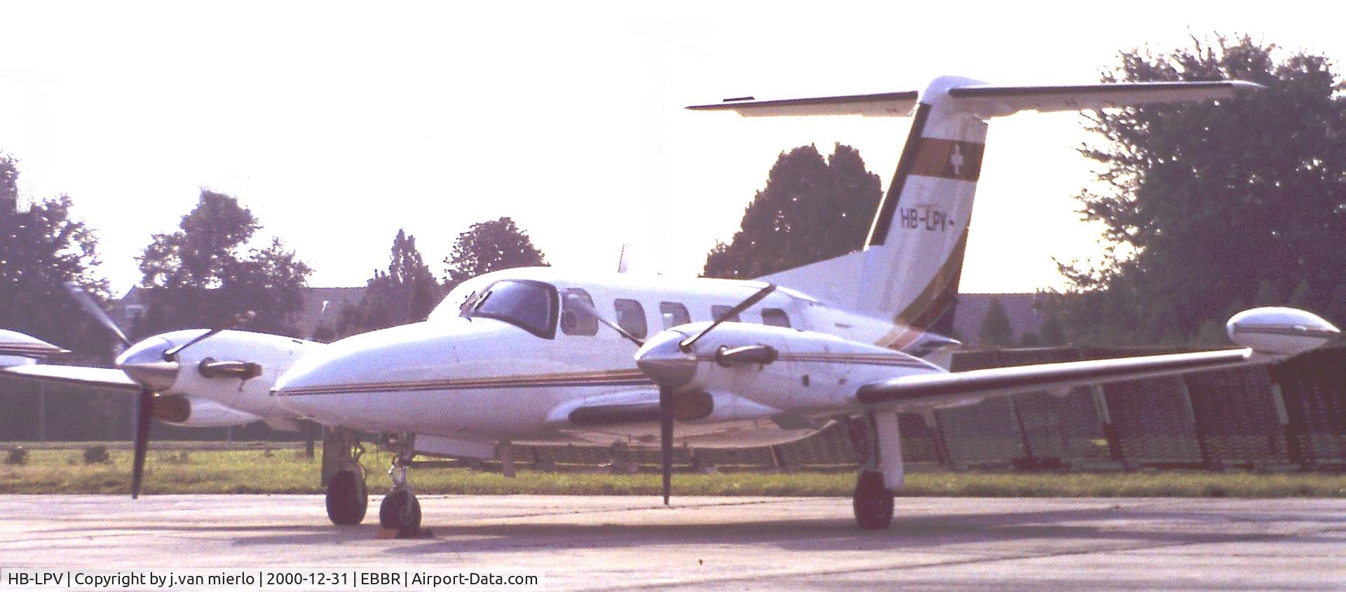 HB-LPV, 1983 Piper PA-42-720 Cheyenne IIIA C/N 42-8301002, Brussels  G.A.T.