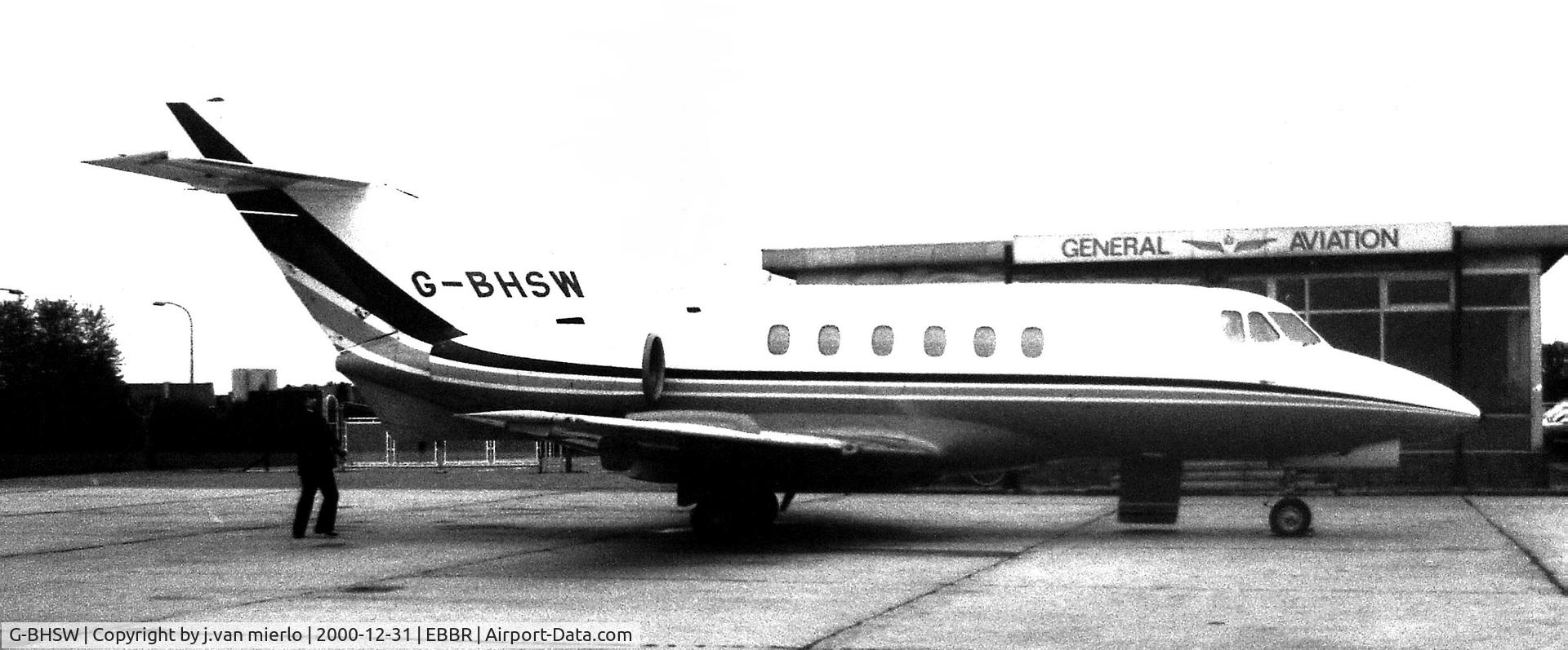 G-BHSW, 1980 British Aerospace HS.125 Series 700B C/N 257109, Brussels G.A.T.
