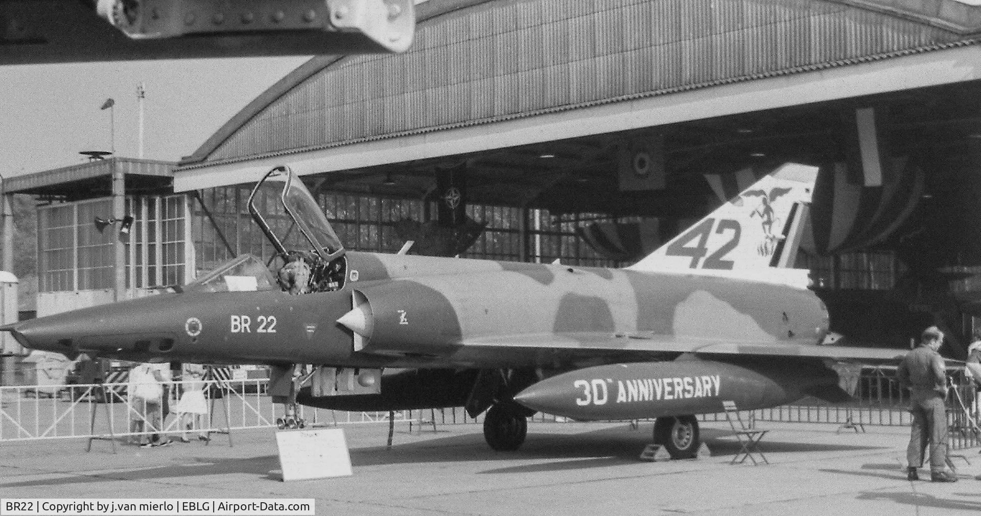 BR22, SABCA Mirage 5BR C/N 322, Bierset