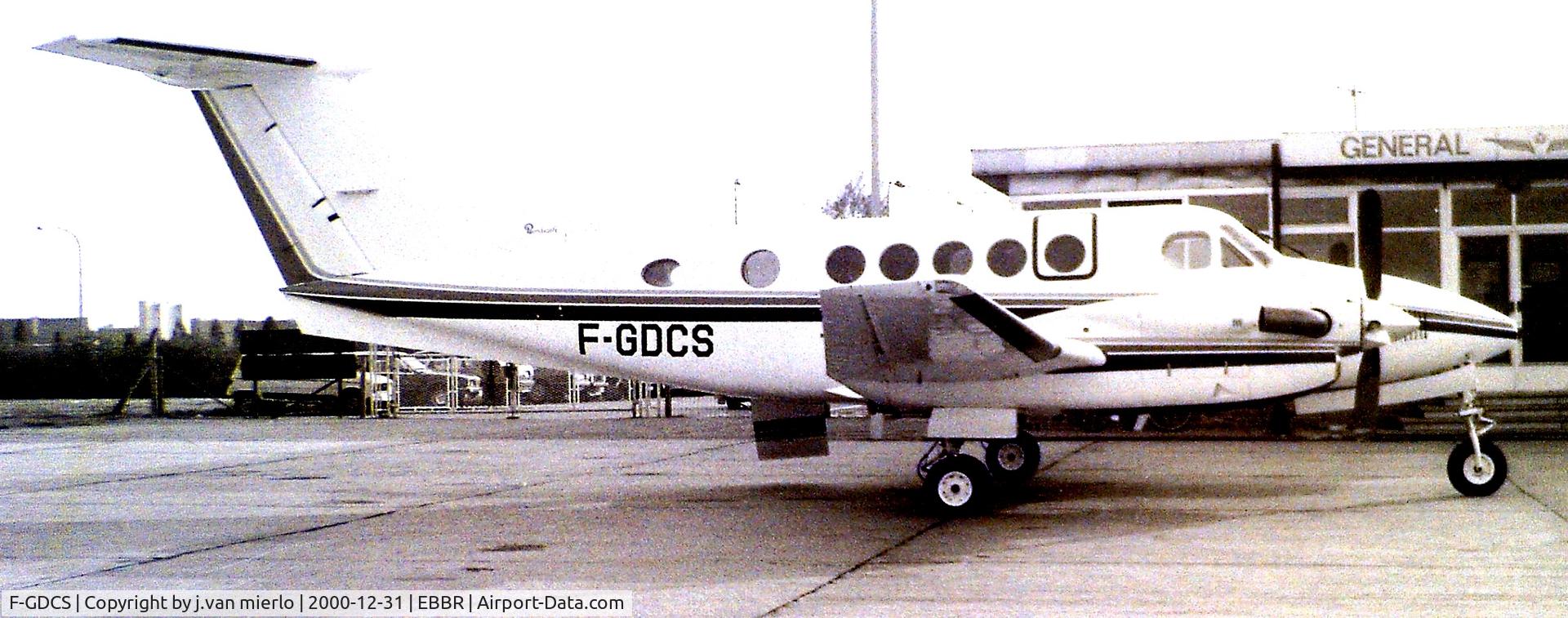 F-GDCS, 1981 Beech B200 Super King Air King Air C/N BB-966, Brussels G.A.T.