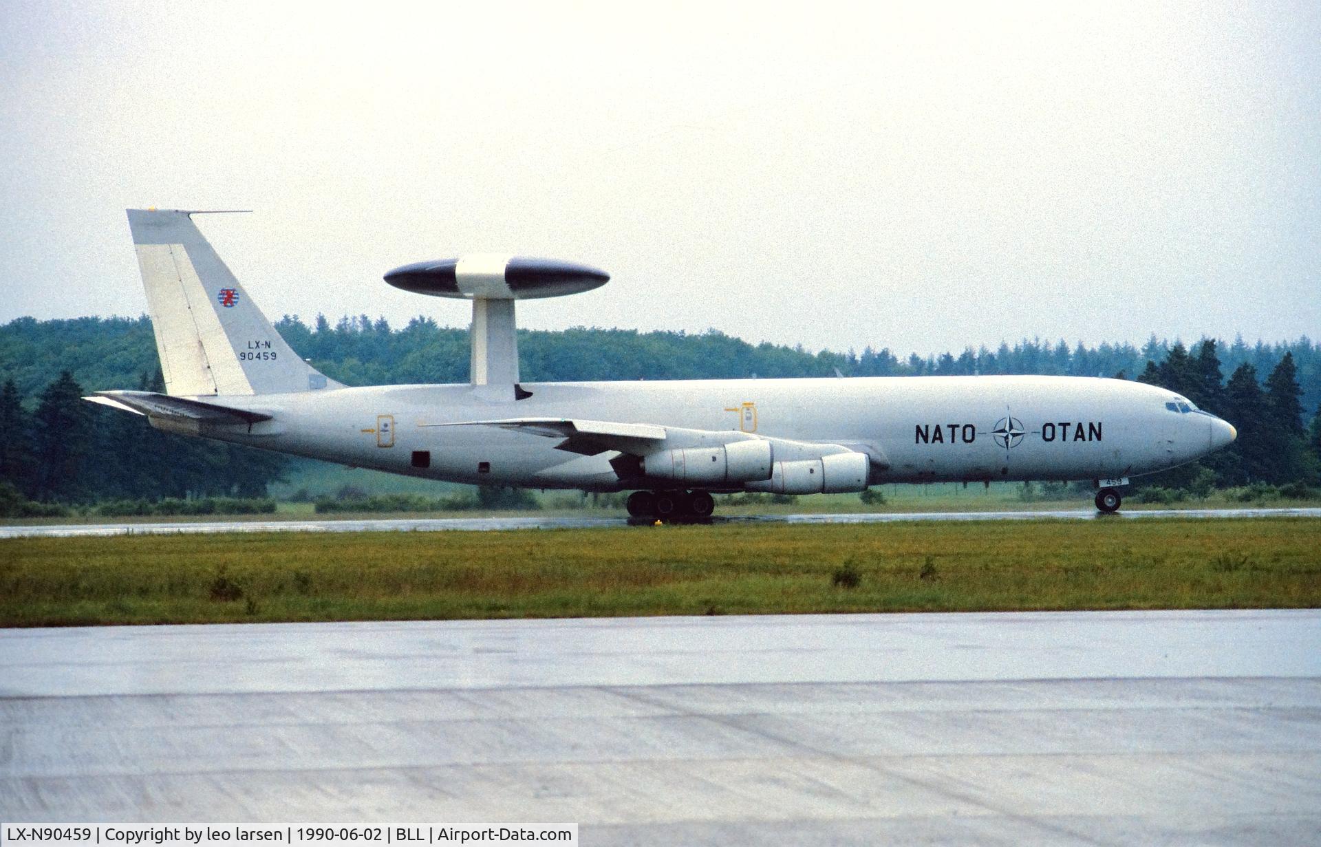 LX-N90459, 1985 Boeing E-3A Sentry C/N 22854, Billund 2.6.1990