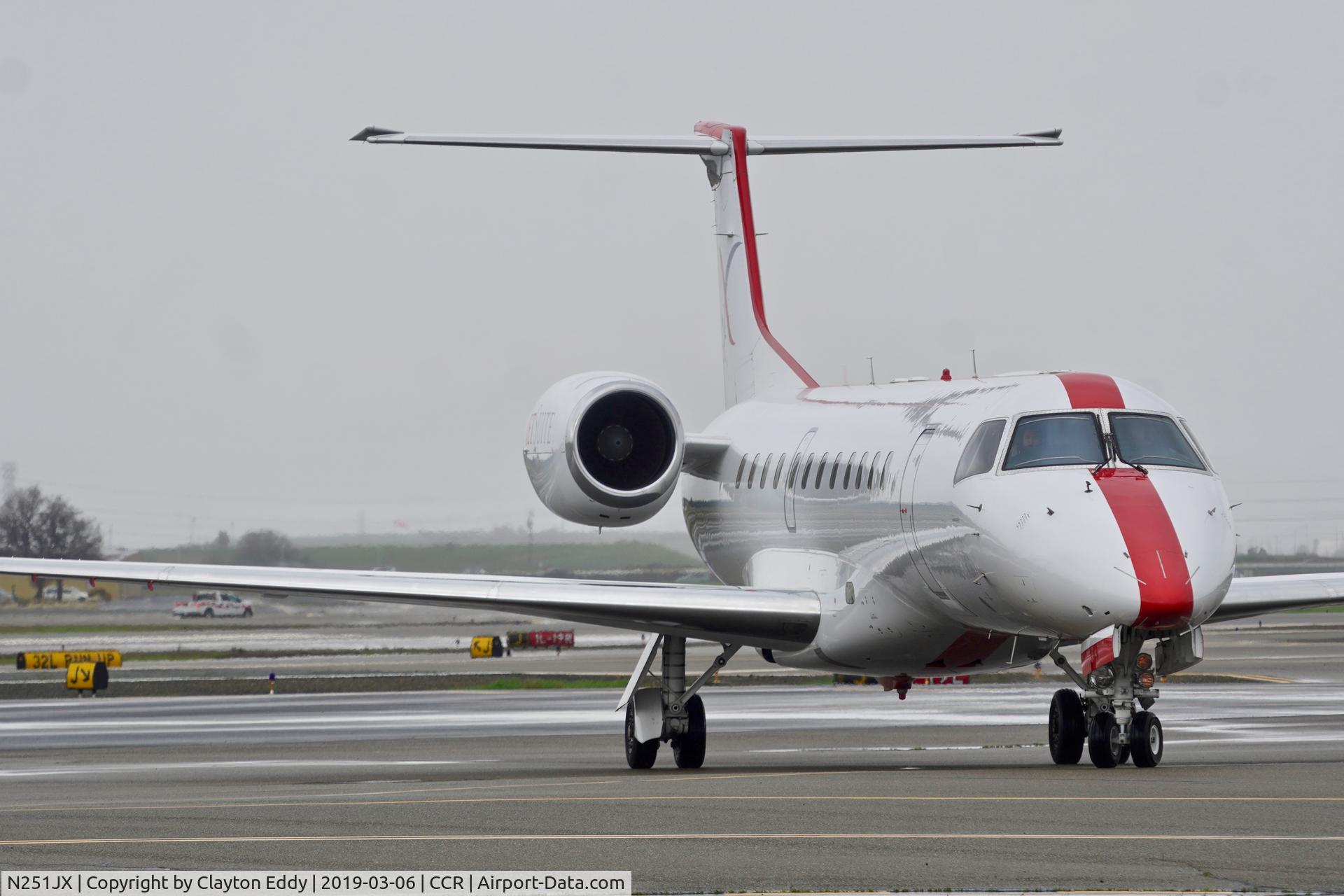 N251JX, 2000 Embraer ERJ-135LR (EMB-135LR) C/N 145235, Buchanan Field Concord California 2019.