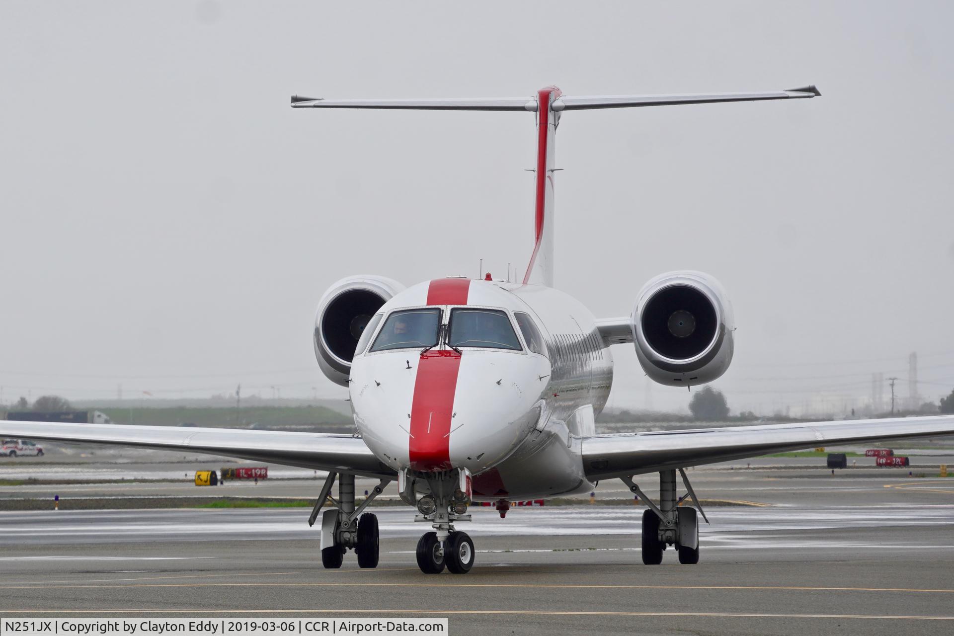 N251JX, 2000 Embraer ERJ-135LR (EMB-135LR) C/N 145235, Buchanan Field Concord California 2019.
