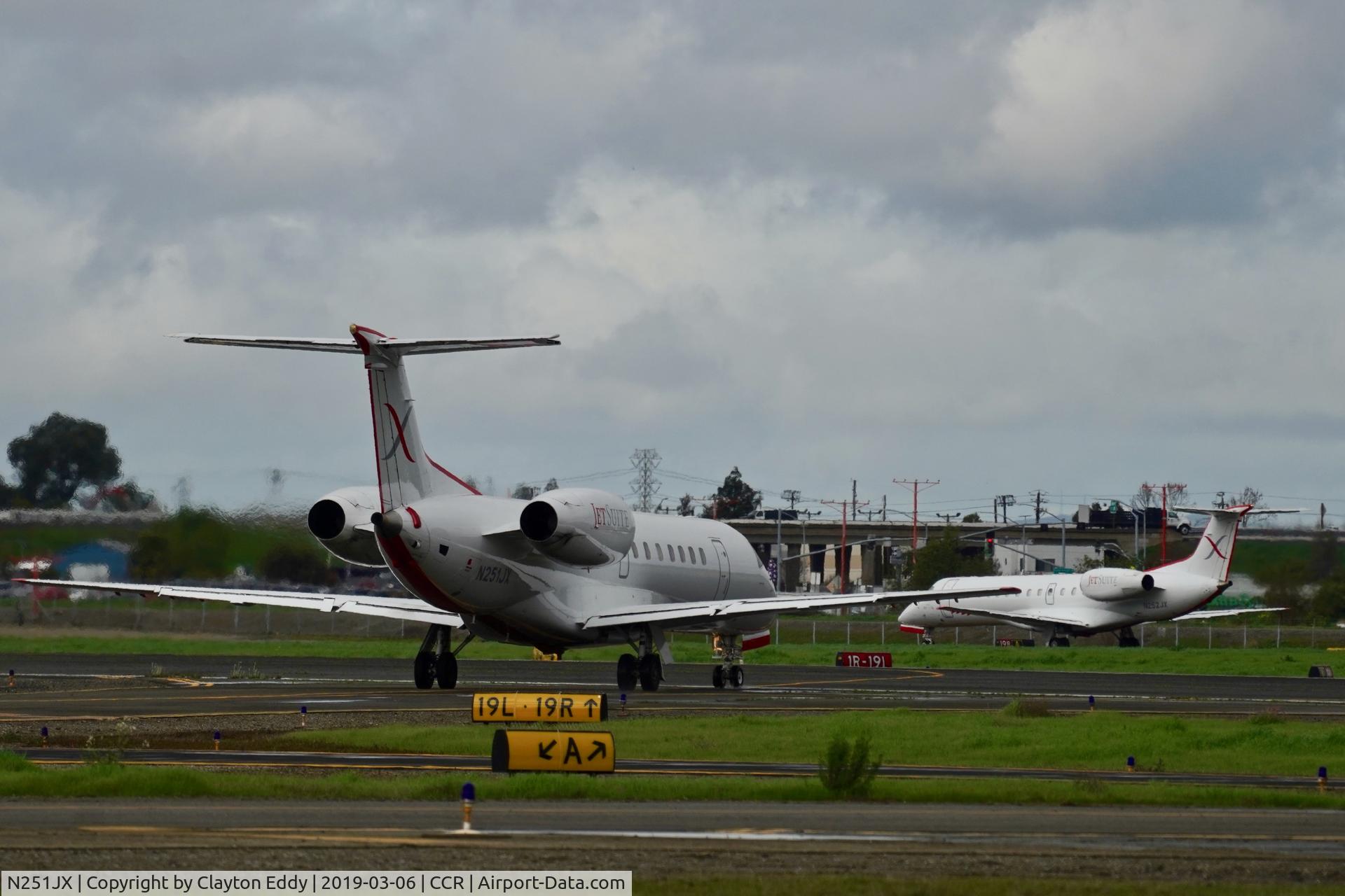 N251JX, 2000 Embraer ERJ-135LR (EMB-135LR) C/N 145235, Buchanan Field Concord California 2019.