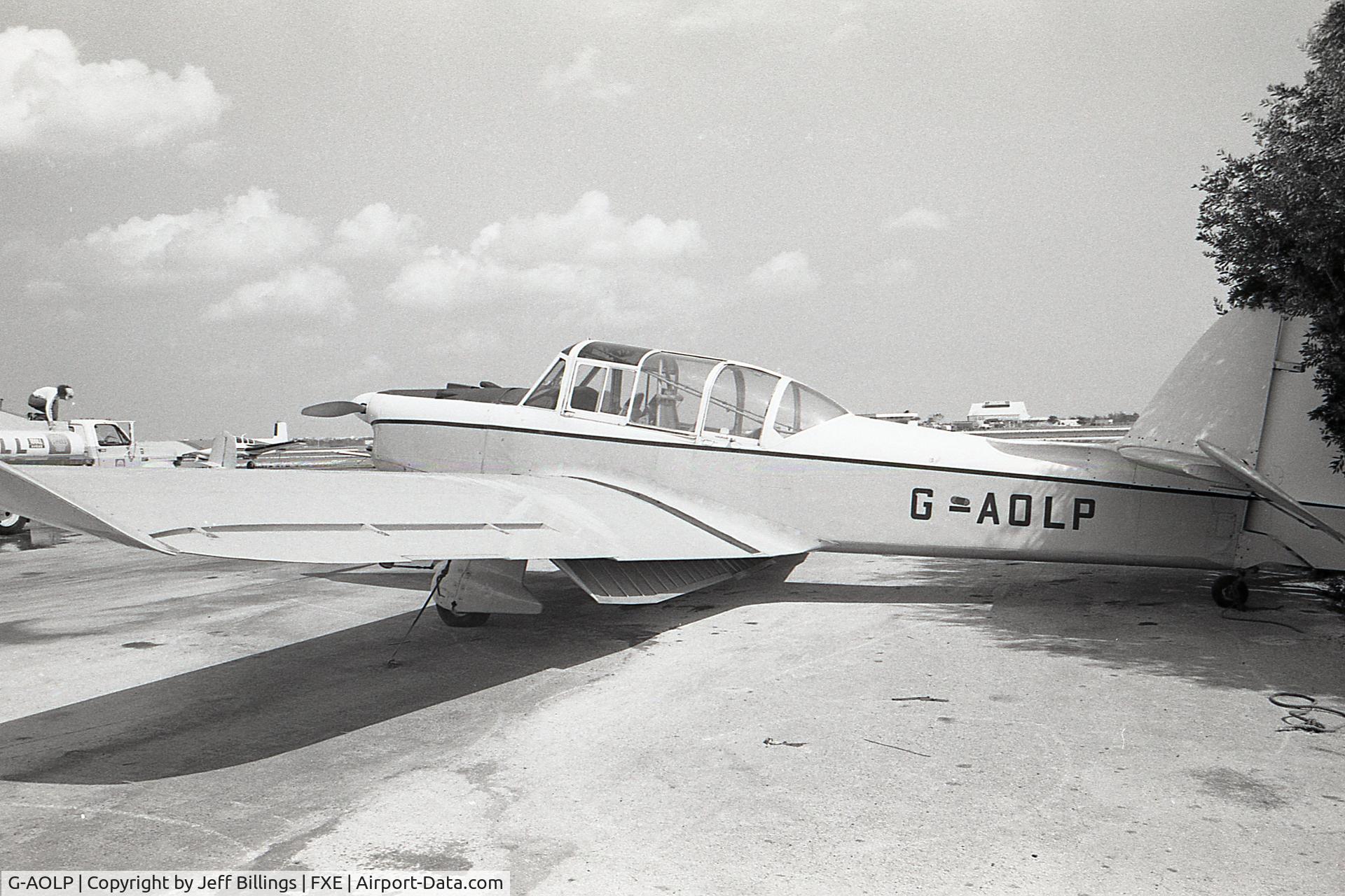 G-AOLP, 1949 Percival P-40 Prentice T1 C/N 5840/7, Taken at Ft. Laud Exec Airport maybe 1978-1979.