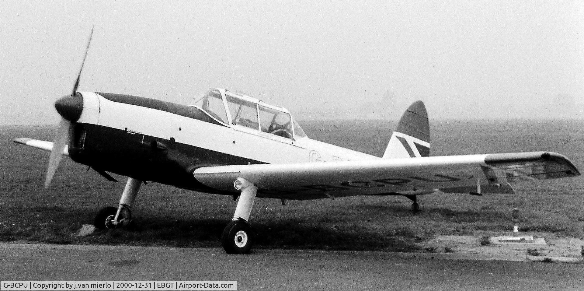 G-BCPU, 1953 De Havilland DHC-1 Chipmunk T.10 C/N C1/0839, Ghent, Belgium