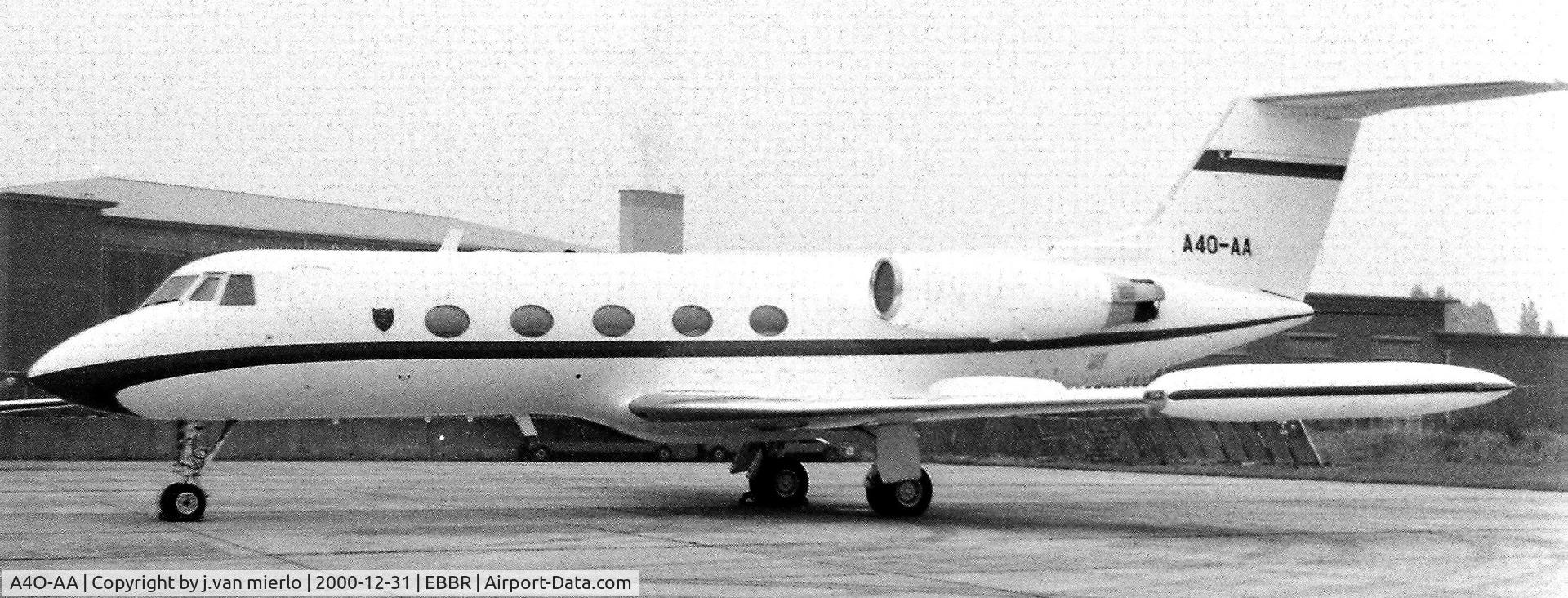 A4O-AA, 1976 Gulfstream American G-1159 Gulfstream II C/N 183, Brussels G.A.T.
