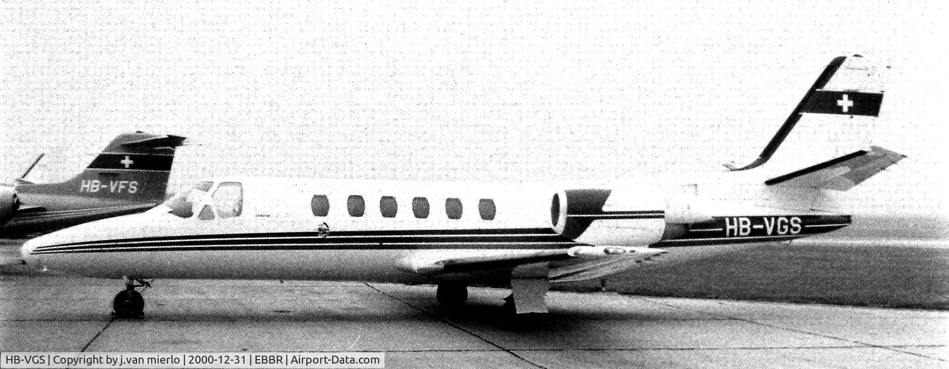 HB-VGS, 1980 Cessna 550 Citation II C/N 550-0183, Brussels G.A.T.
