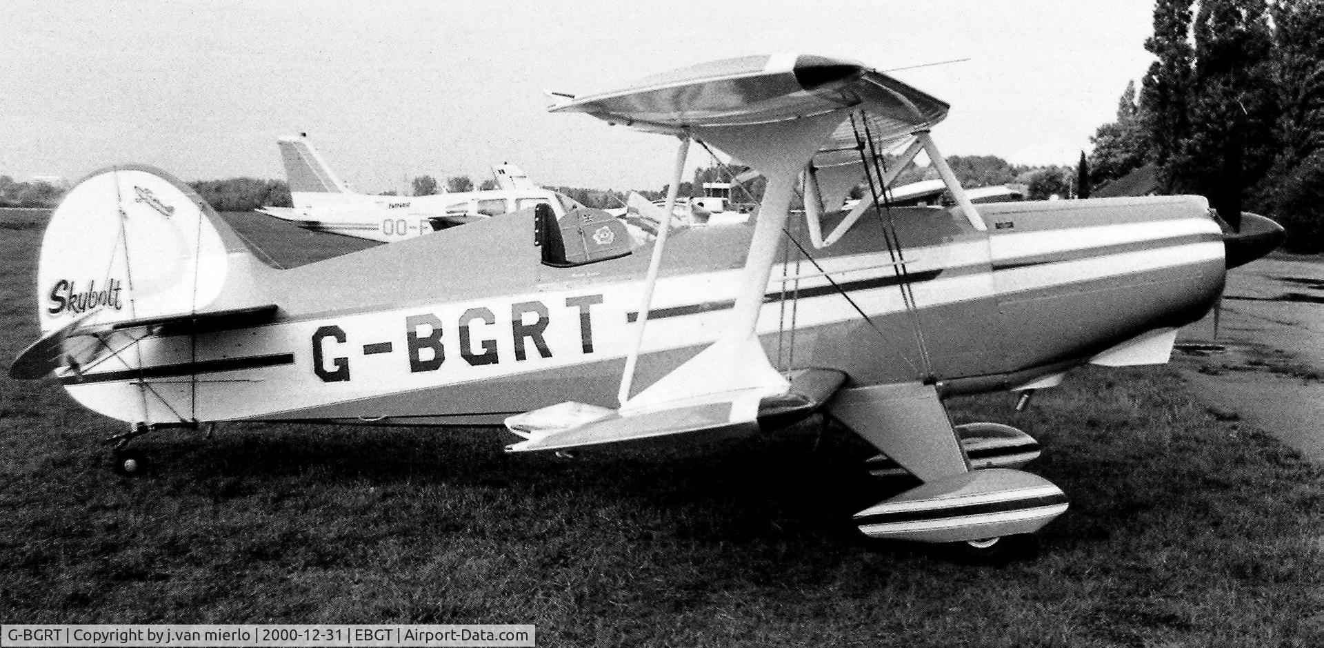 G-BGRT, 1982 Steen Skybolt C/N PFA 064-10171, Ghent, Belgium