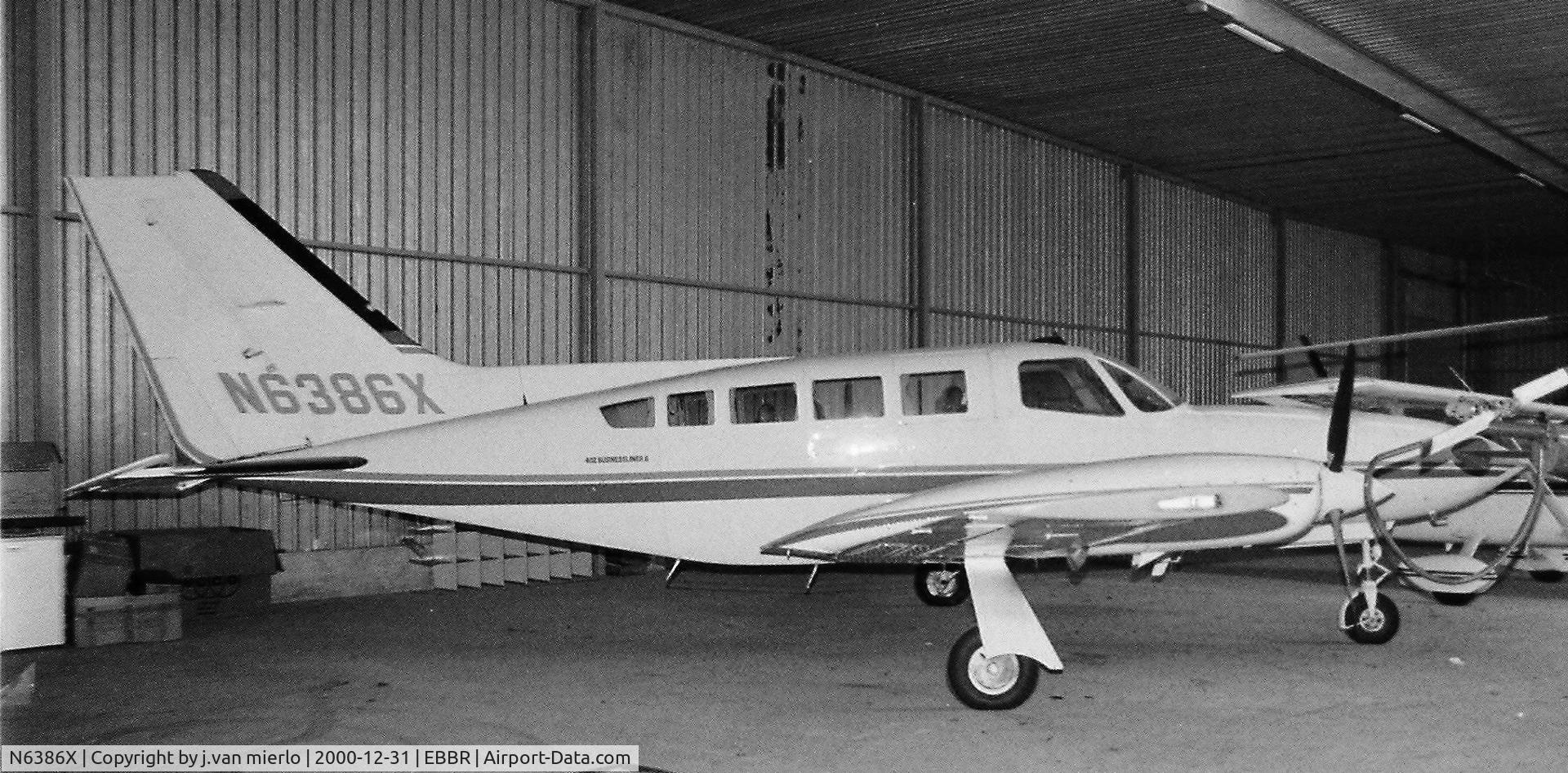 N6386X, 1981 Cessna 402C Businessliner C/N 402C0625, Belgium