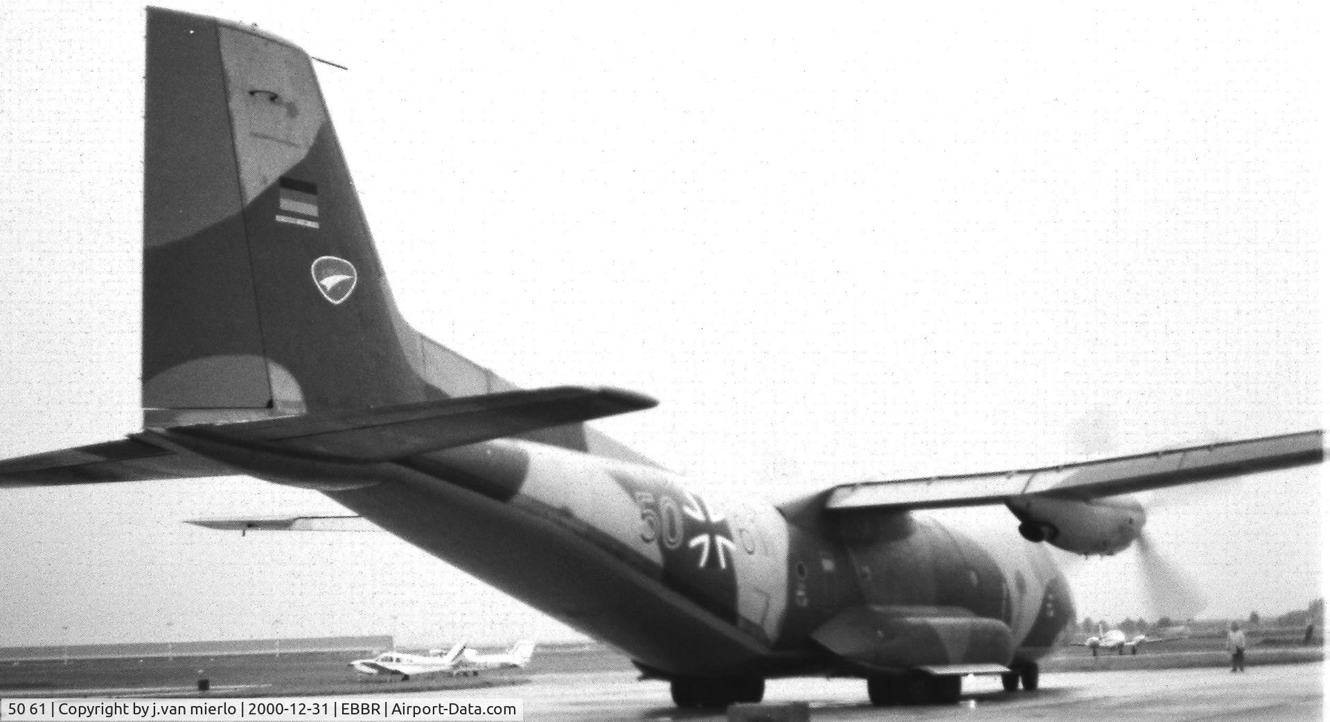 50 61, Transall C-160D C/N D83, Leaving the G.A.T at Brussels