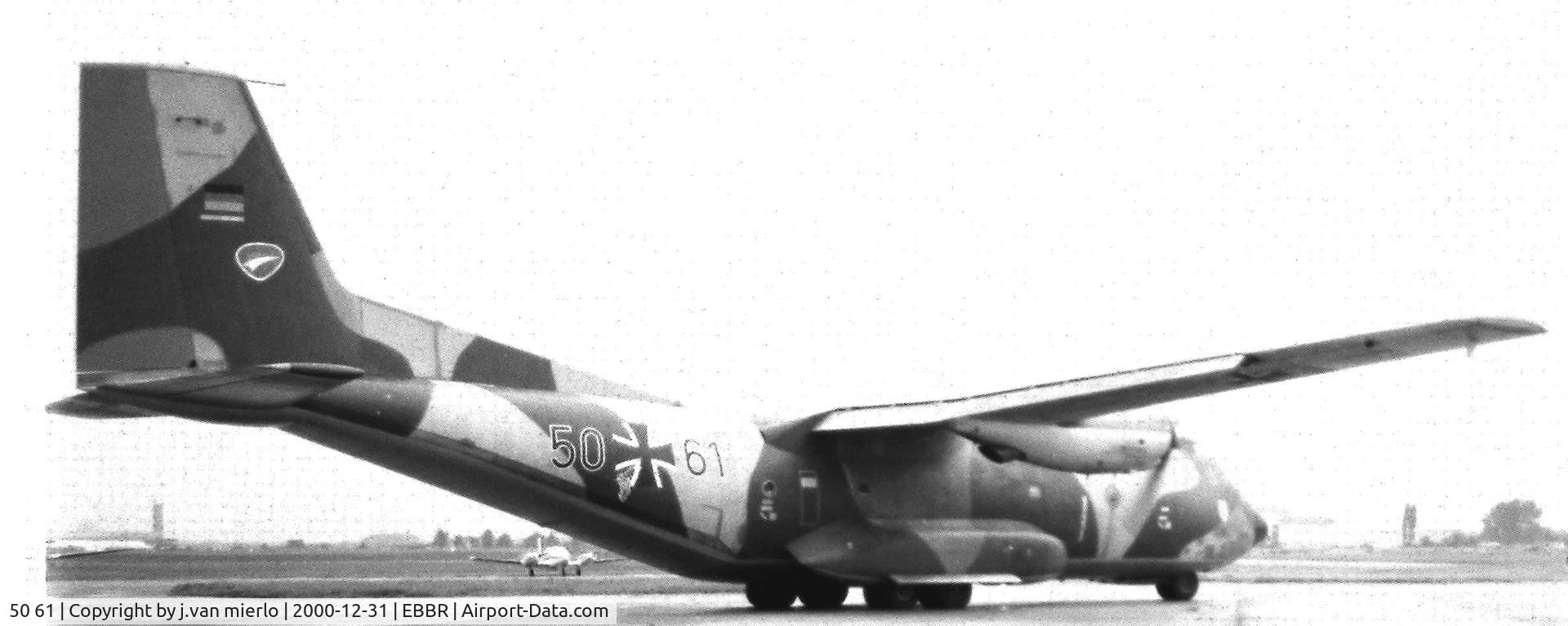 50 61, Transall C-160D C/N D83, Leaving the G.A.T. at Brussels