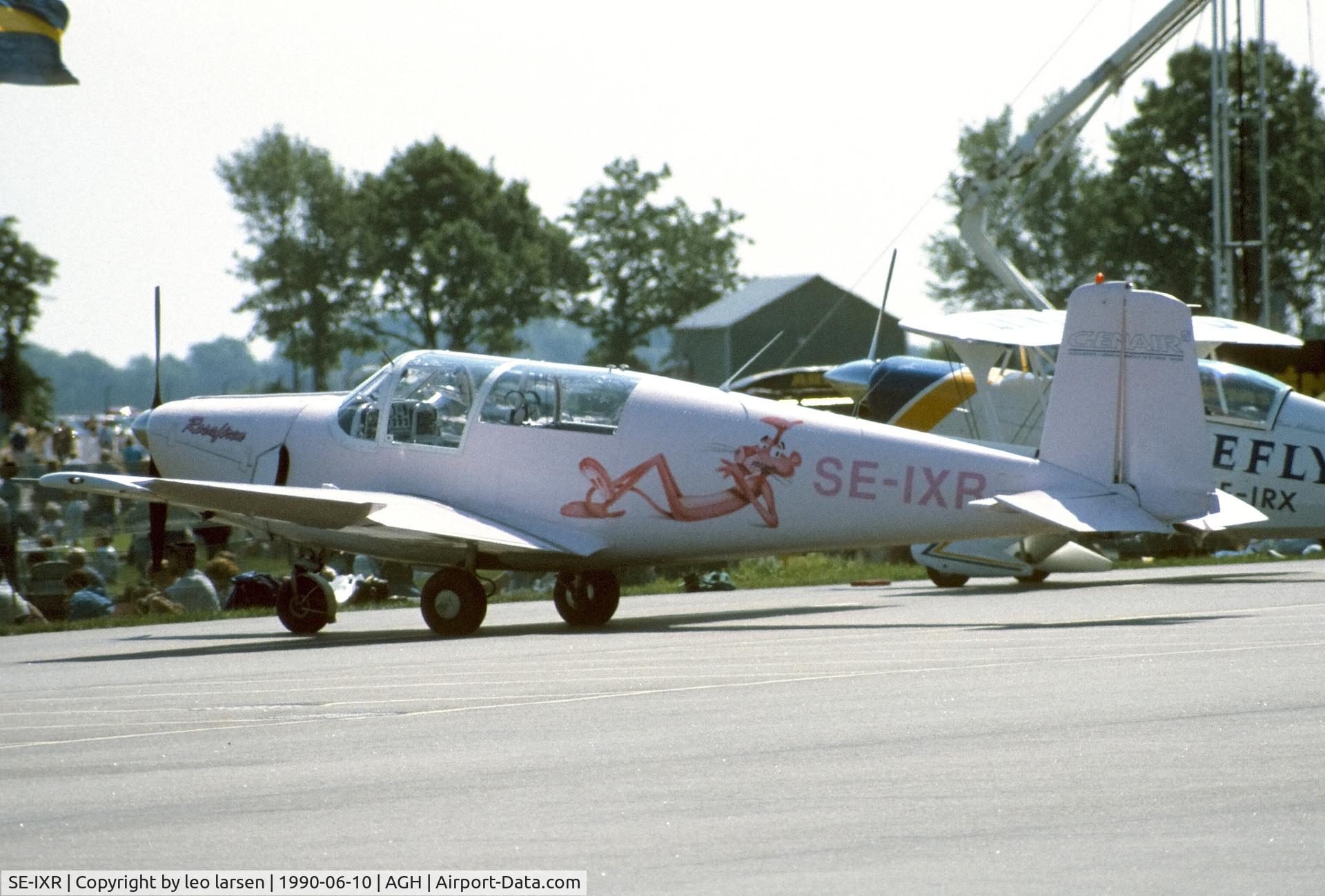 SE-IXR, 1953 Saab 91D Safir C/N 91-352, Ängelholm F.10 Air Show 10.6.1990
