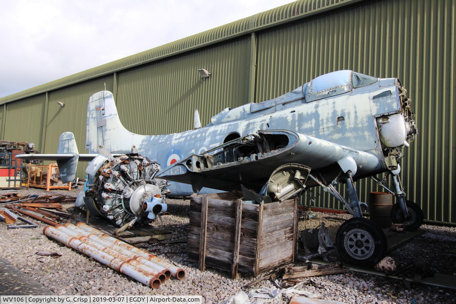 WV106, 1950 Douglas Skyraider AEW.1 C/N 7392, FAA Museum: Cobham Hall, UK