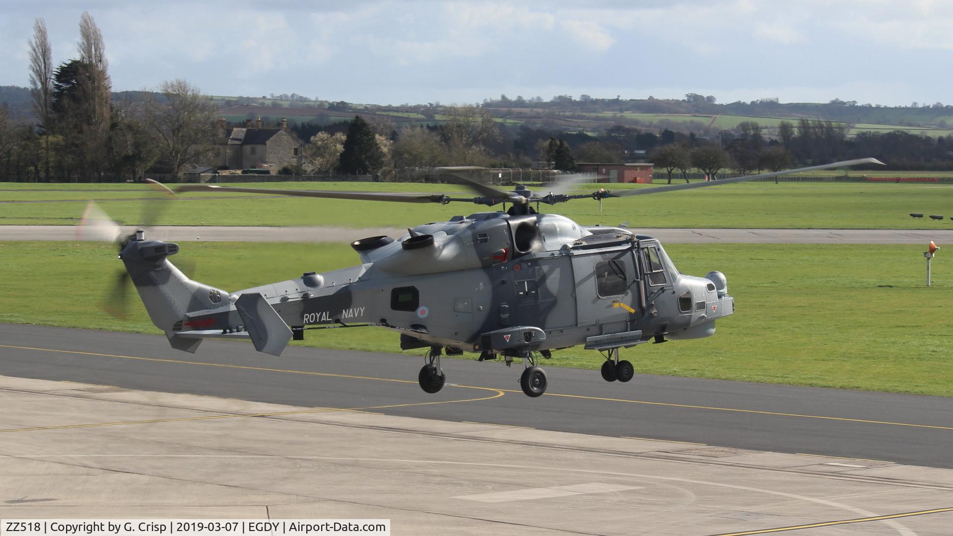 ZZ518, 2015 AgustaWestland AW-159 Wildcat HMA.2 C/N 523, RNAS Yeovilton, UK